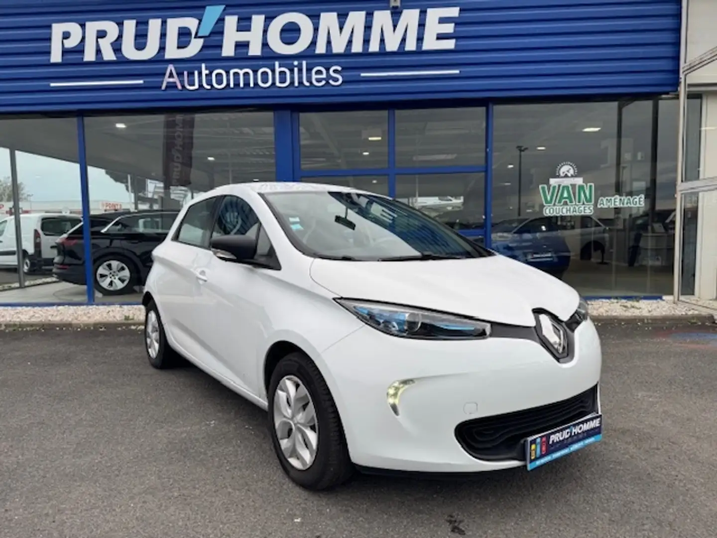 Renault ZOE LIFE CHARGE NORMALE R90 MY19 Blanc - 2