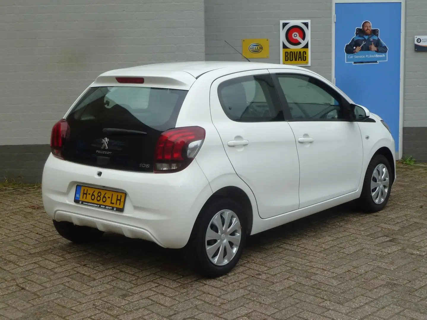 Peugeot 108 1.0 e-VTi Active|Apple-Carplay/Android-Auto|Achter Wit - 2