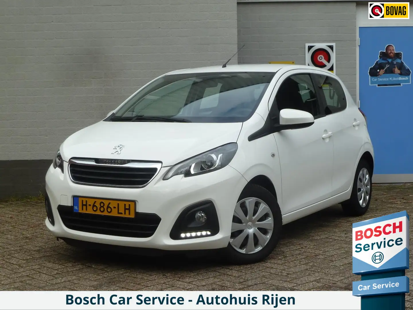 Peugeot 108 1.0 e-VTi Active|Apple-Carplay/Android-Auto|Achter Wit - 1