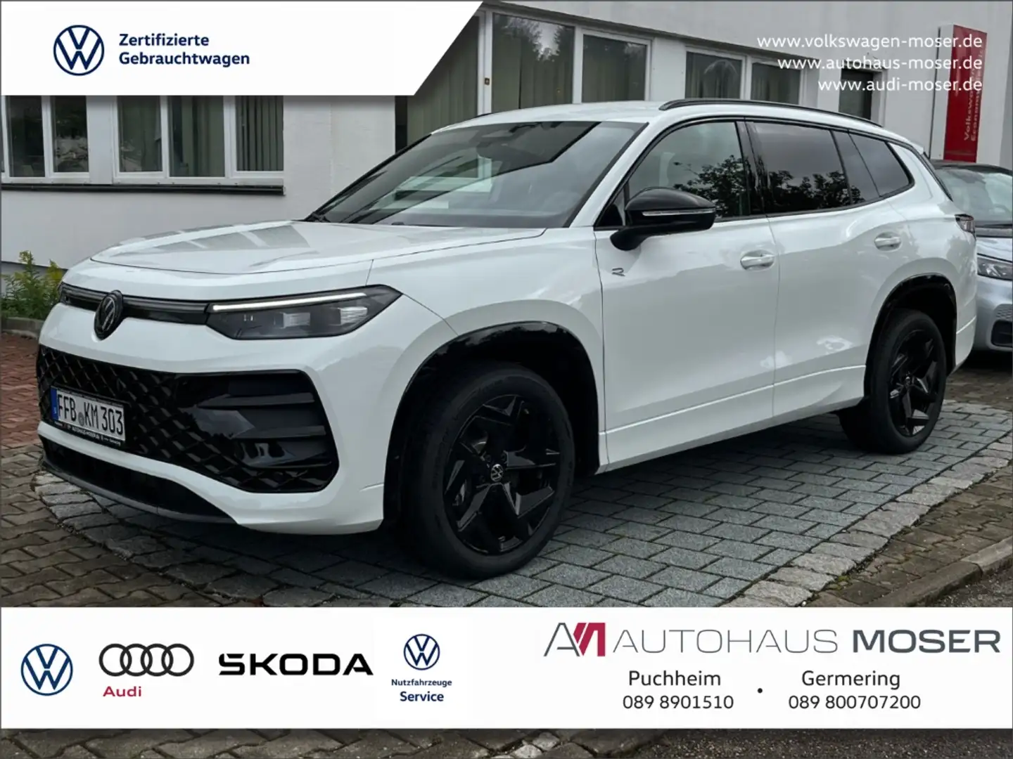 Volkswagen Tayron 2.0TSI DSG 4M R-Line AHK*Black*HarmanK!!! Weiß - 1