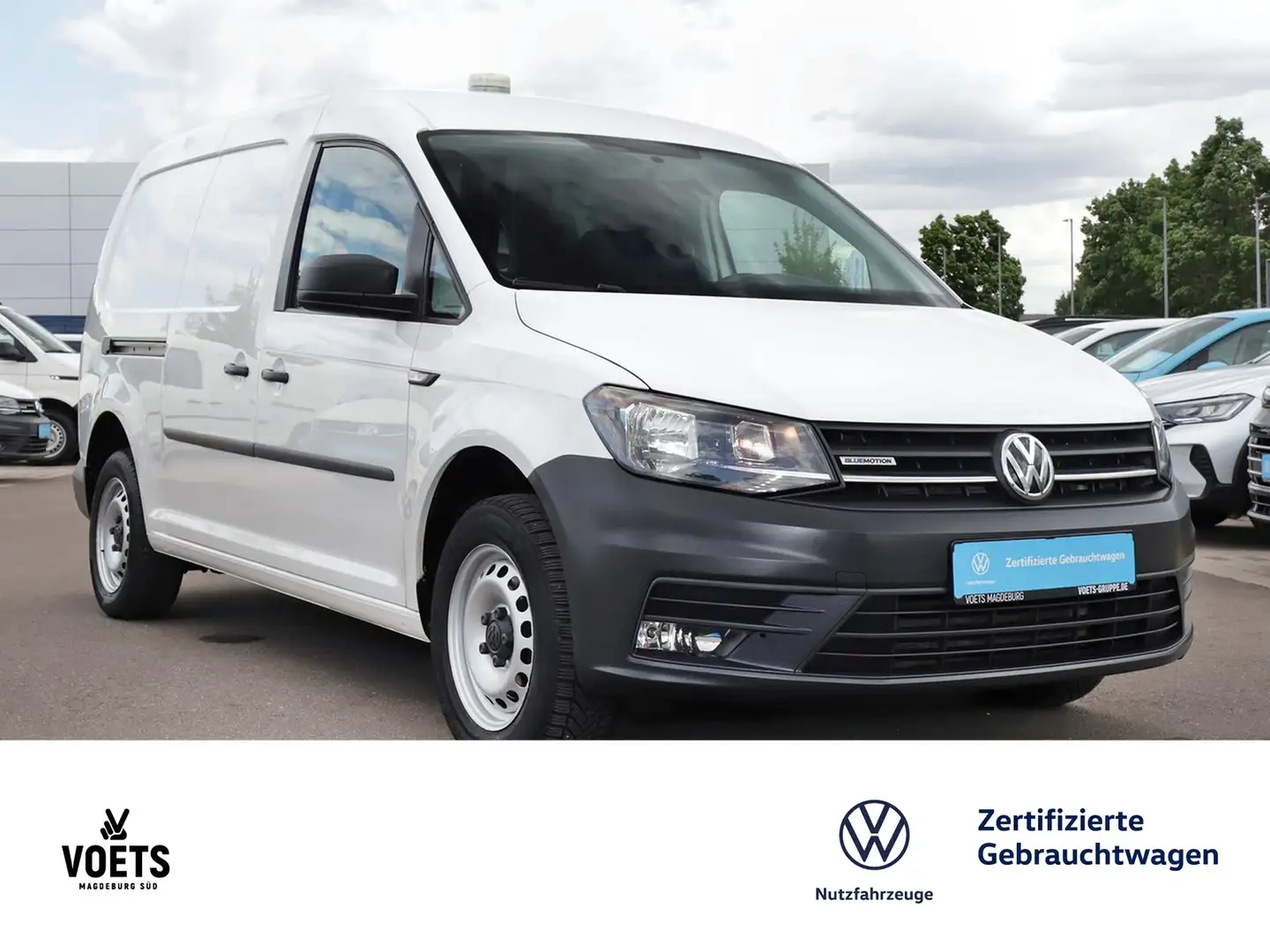 Volkswagen Caddy MAXI KASTEN ERDGAS/BENZIN LR-LANG+KLIMA Weiß - 2