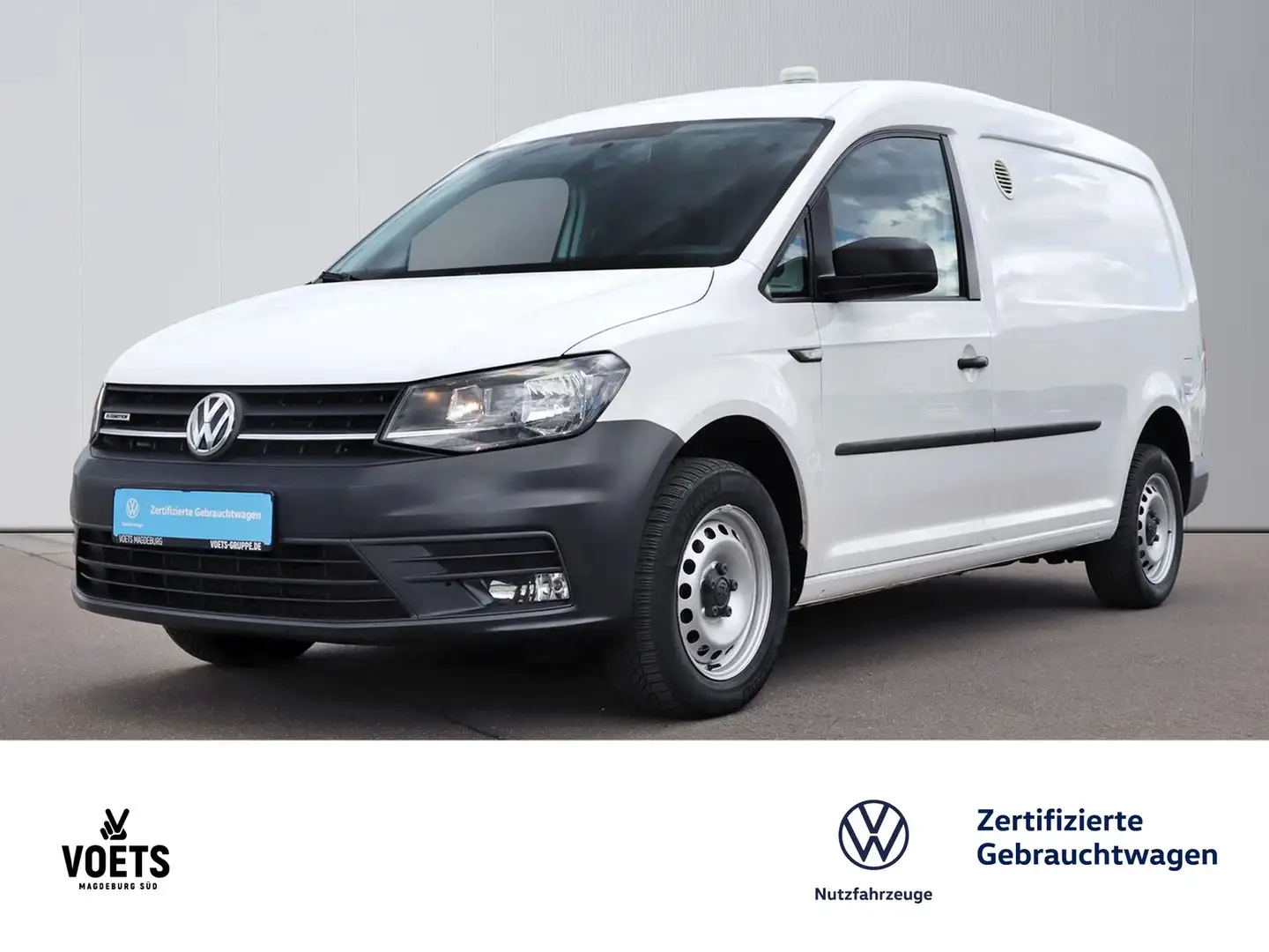 Volkswagen Caddy MAXI KASTEN ERDGAS/BENZIN LR-LANG+KLIMA Weiß - 1