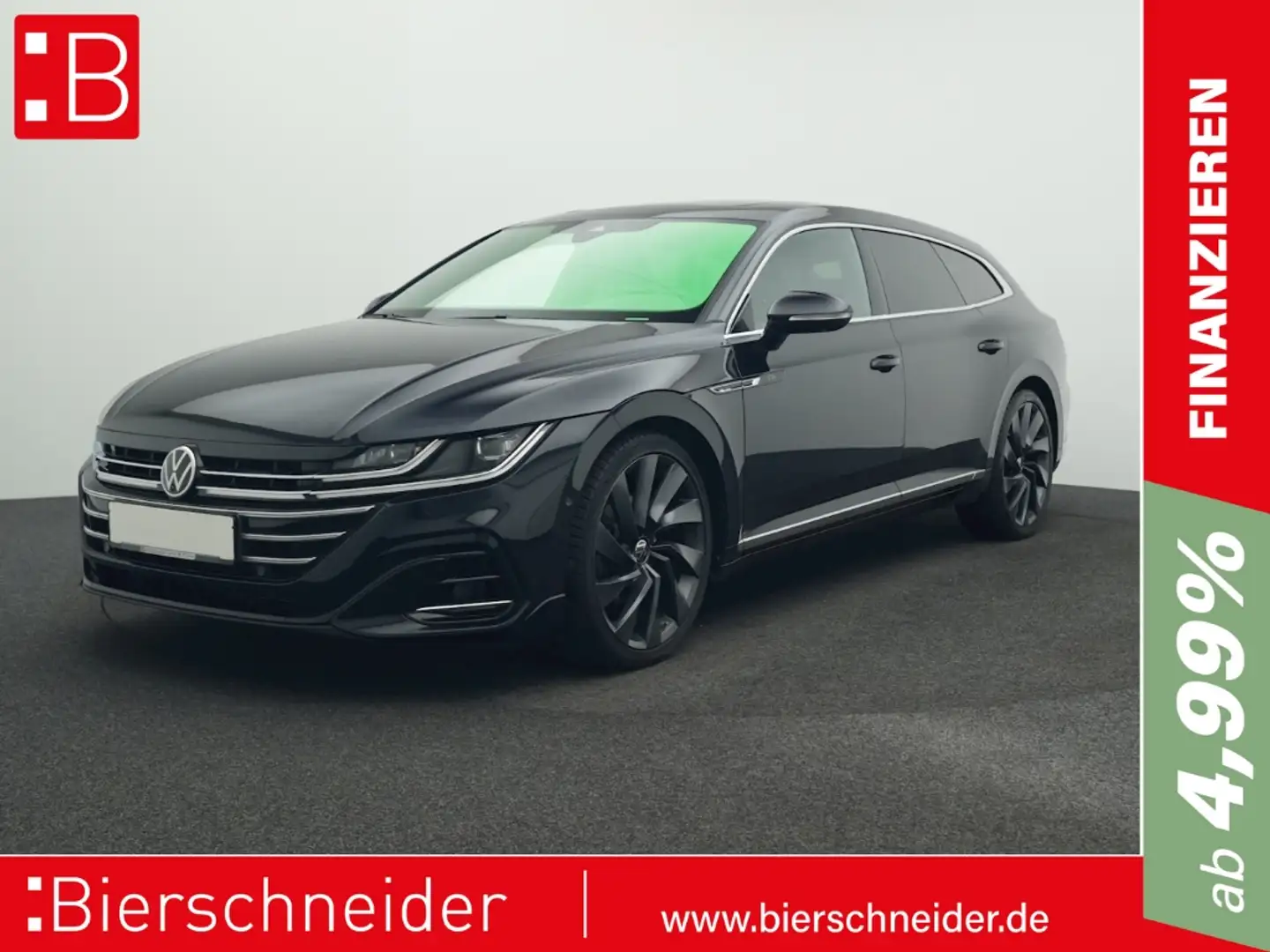 Volkswagen Arteon SB 2.0 TDI DSG 4Mo. R-Line 5.-J.-GAR LED ACC PANO Schwarz - 1