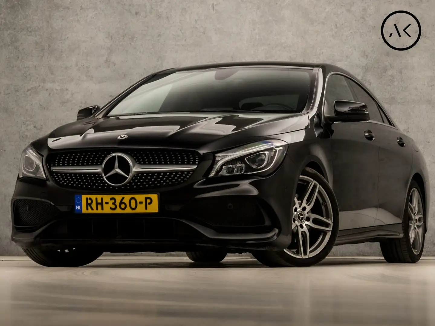Mercedes-Benz CLA 180 AMG Sport Automaat (GROOT NAVI, 1e EIGENAAR, LEDER Siyah - 1