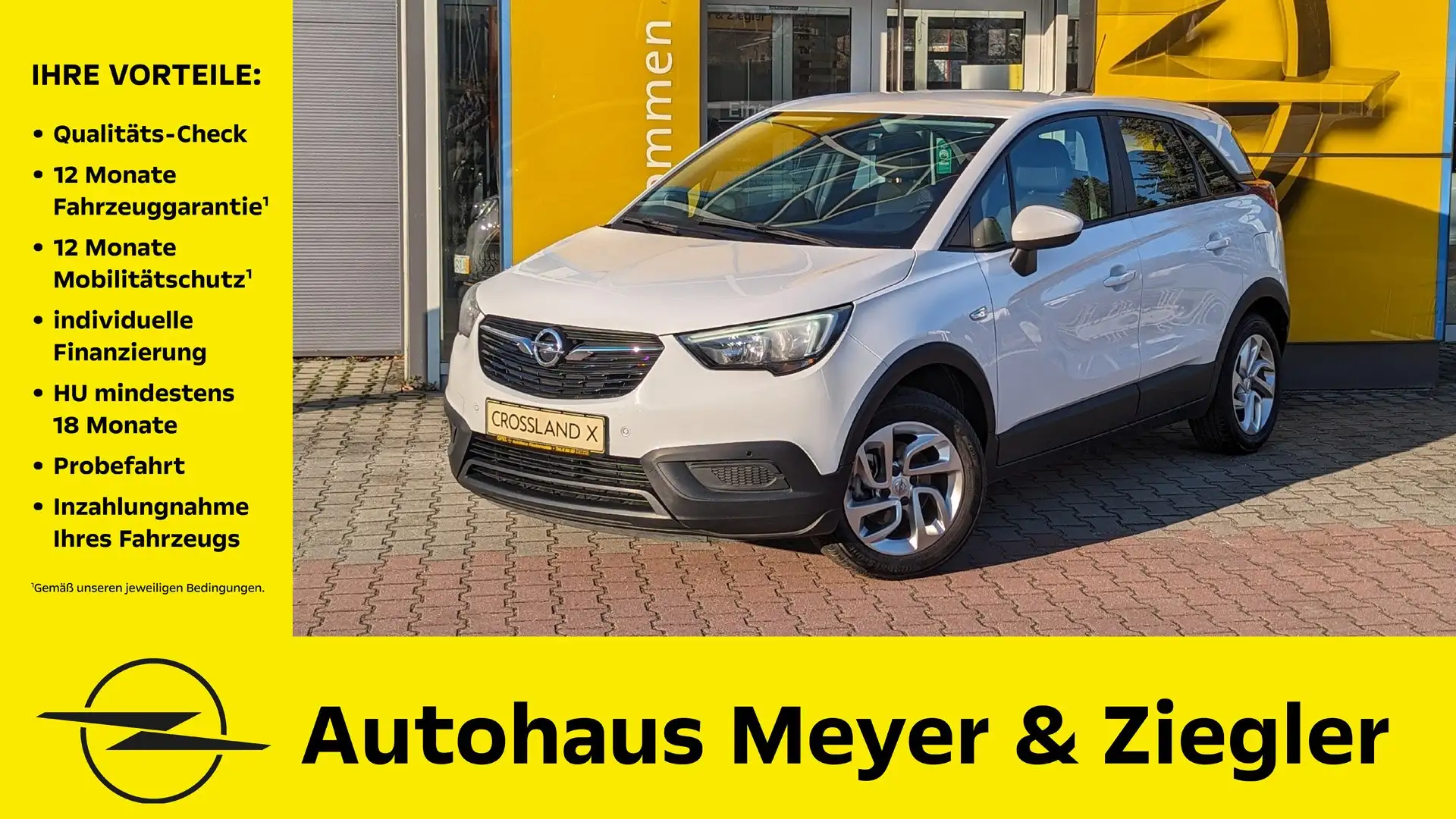 Opel Crossland X Edition /Klima/Parkpilot v+h/DAB+/LED-Tagfahrlicht Wit - 1
