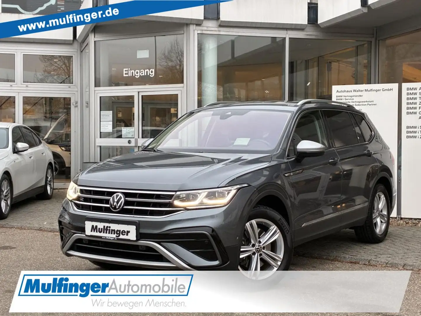 Volkswagen Tiguan Allspace 2.0 TSI 4Motion HUD ACC 360° AHK Grau - 1