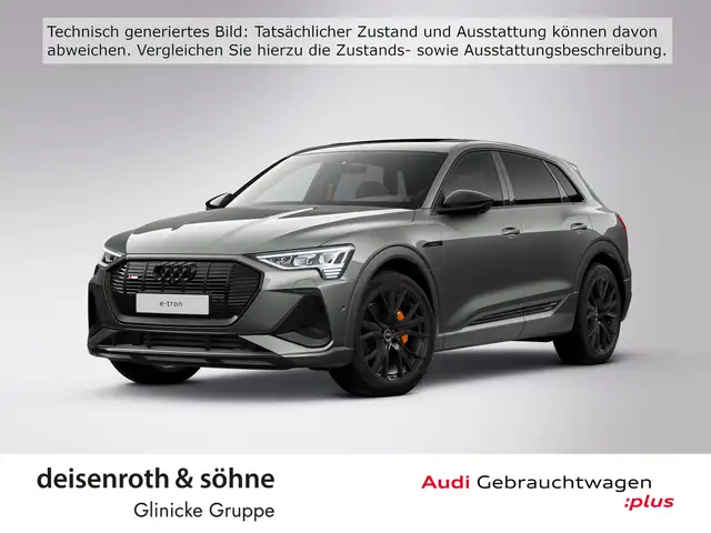 Audi e-tron 50 S line Black ASI/Matrix/Luft/Pano/B&O/