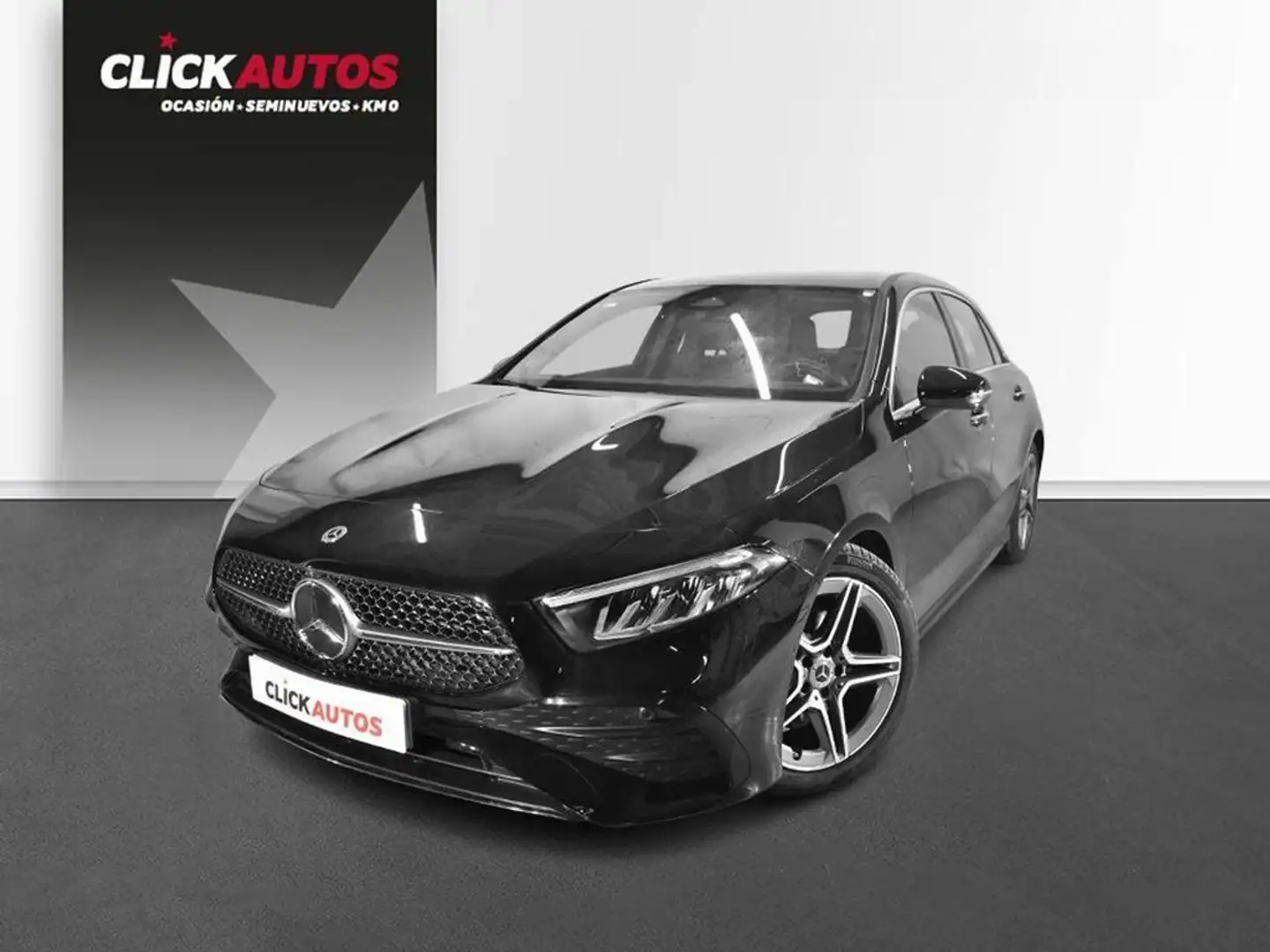 Mercedes-Benz A 200 2.0 D 116CV 180D AMG Line Premium Zwart - 1