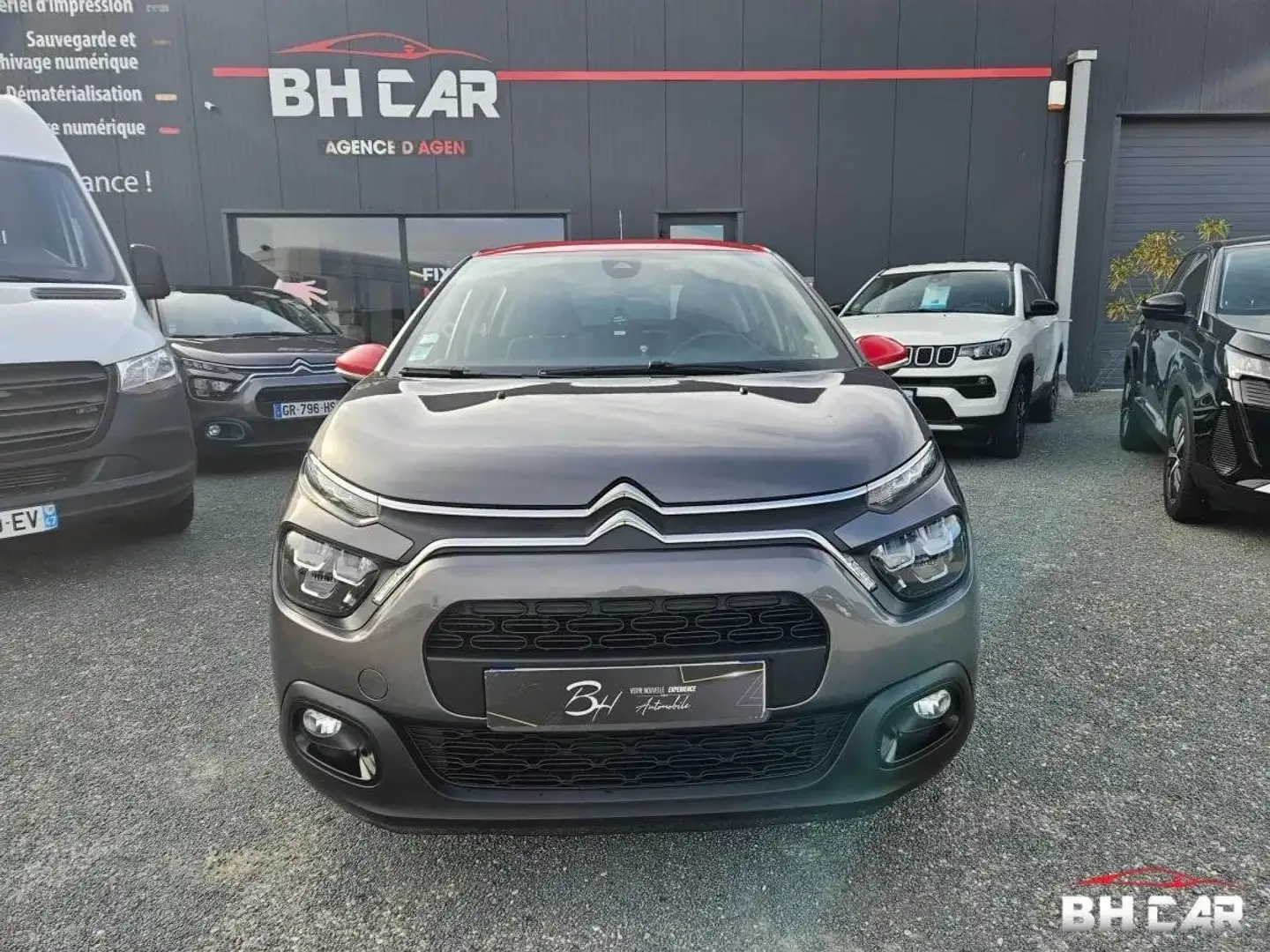 Citroen C3 GENERATION-III 1.5 BLUEHDI 100 SHINE START-STOP Gris - 2