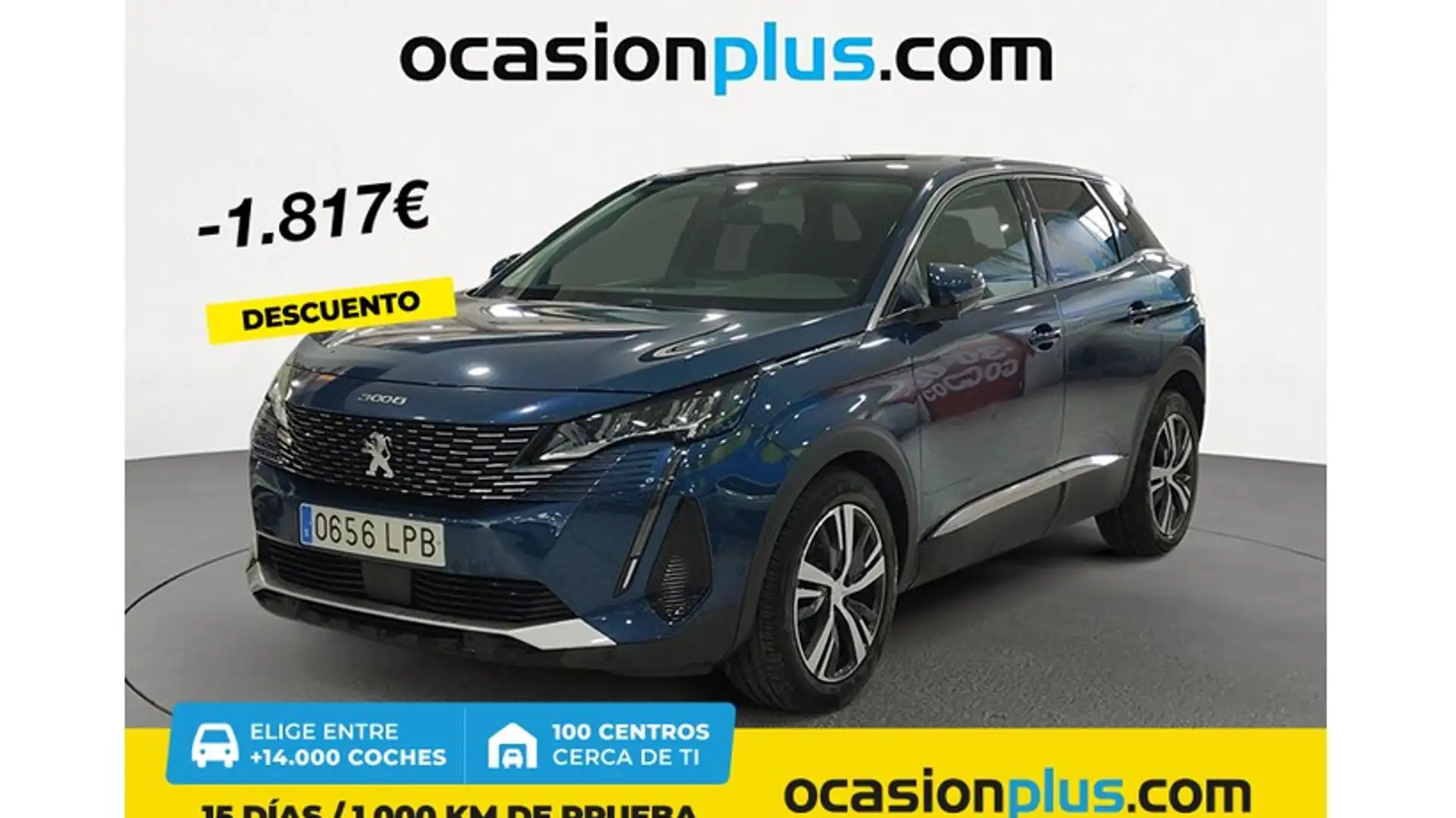 Peugeot 3008 1.6 BlueHDi Allure EAT6 120 Bleu - 1
