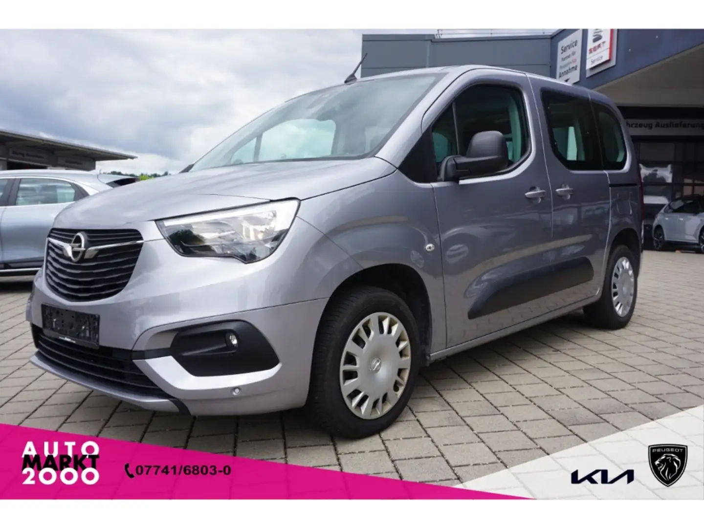 Opel Combo Life 1.5 D Edition AHK Navi SHZ Kamera BT DAB Silber - 1