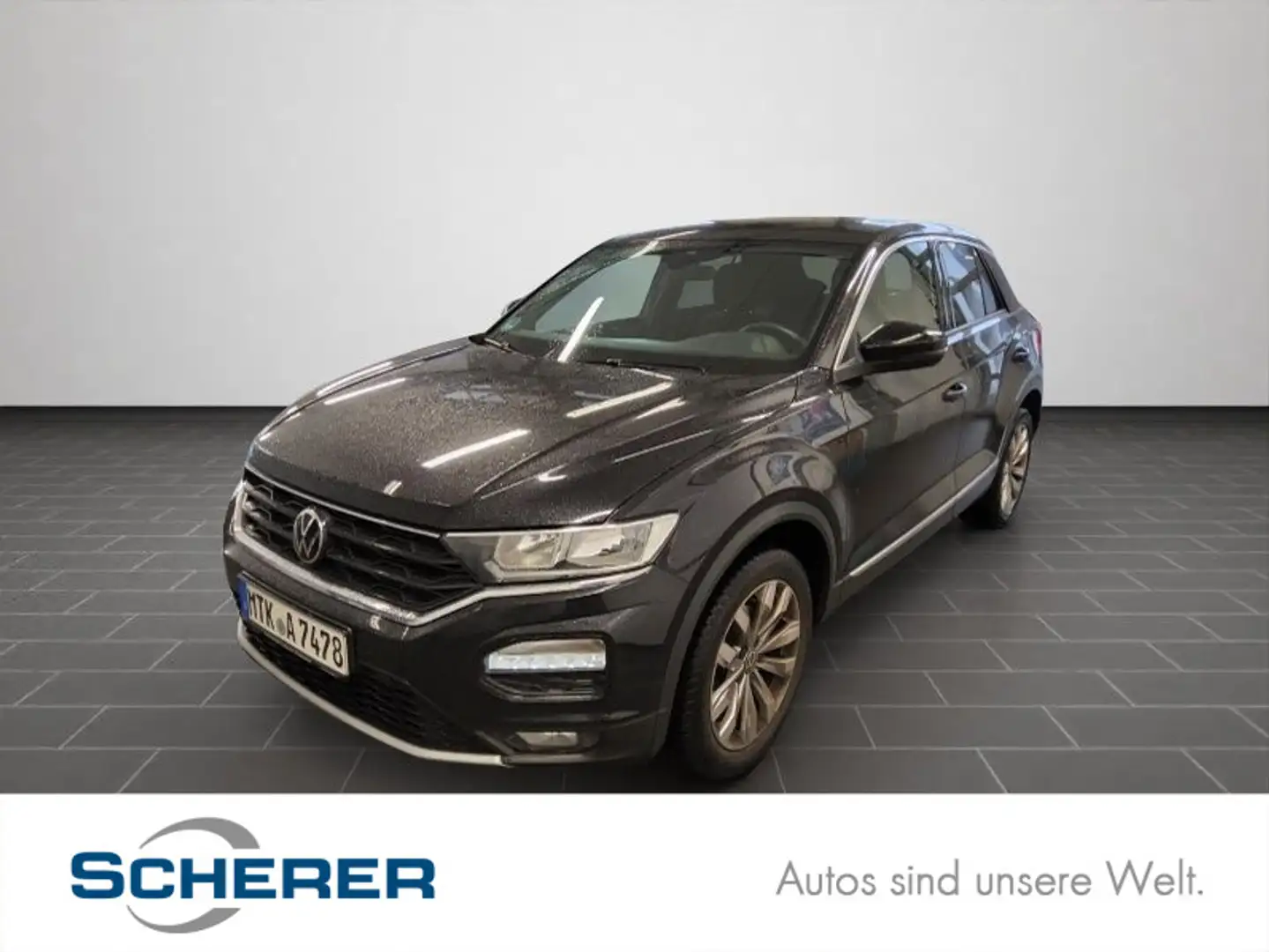 Volkswagen T-Roc T-ROC 1.5 TSI Sport, Navi, Sitzh., el. Klappe, A Schwarz - 1