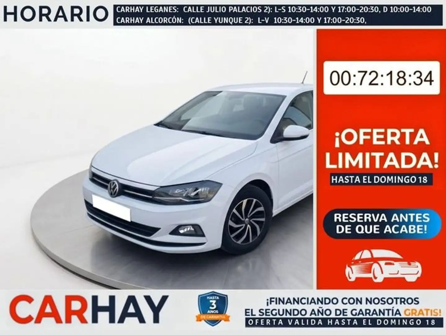 Volkswagen Polo 1.0 TSI Life 70kW Blanco - 1