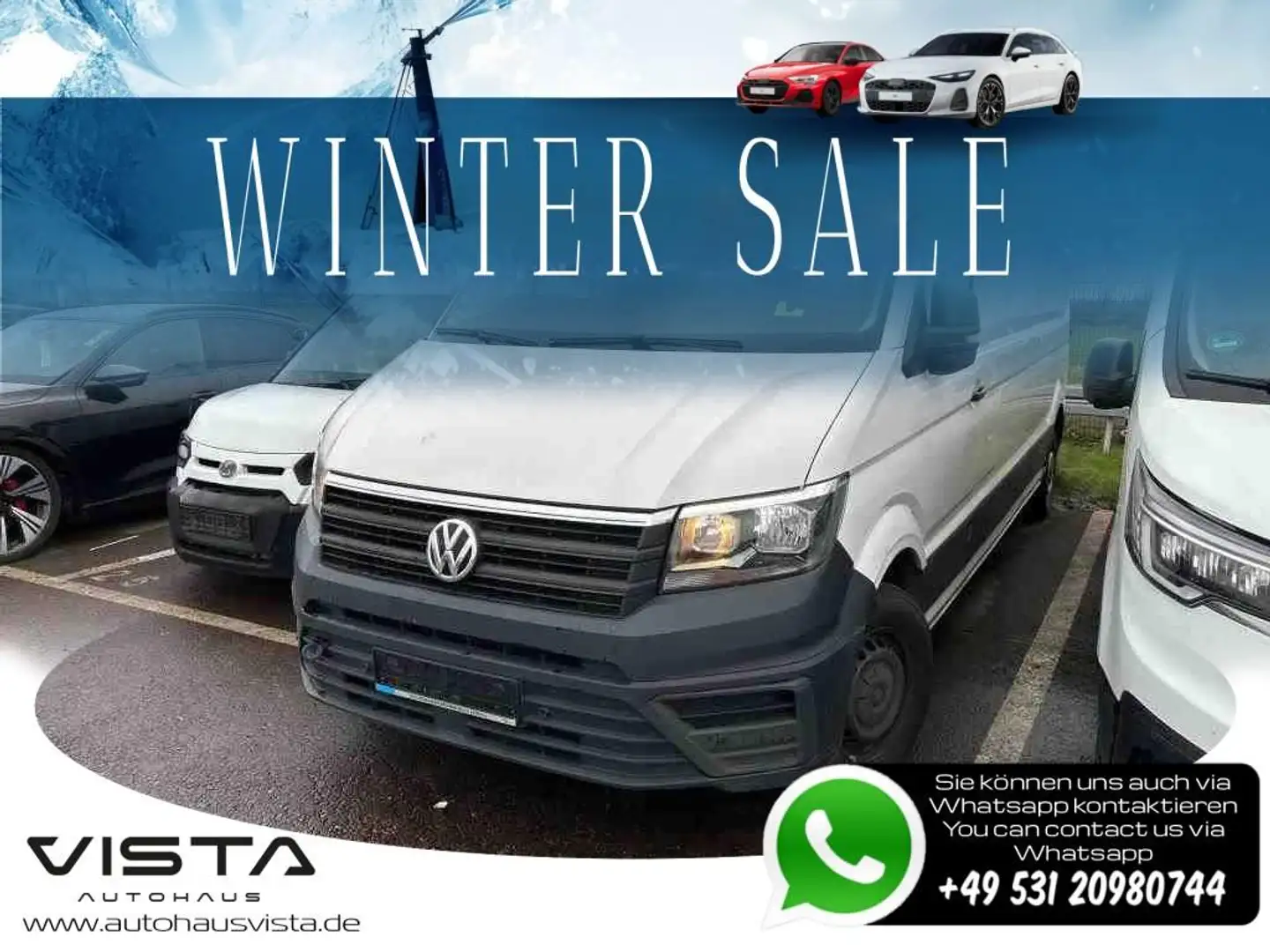 Volkswagen Crafter Kasten 35 *HOCH*LANG*FWD*CARPLY*KLIMA* Blanc - 1