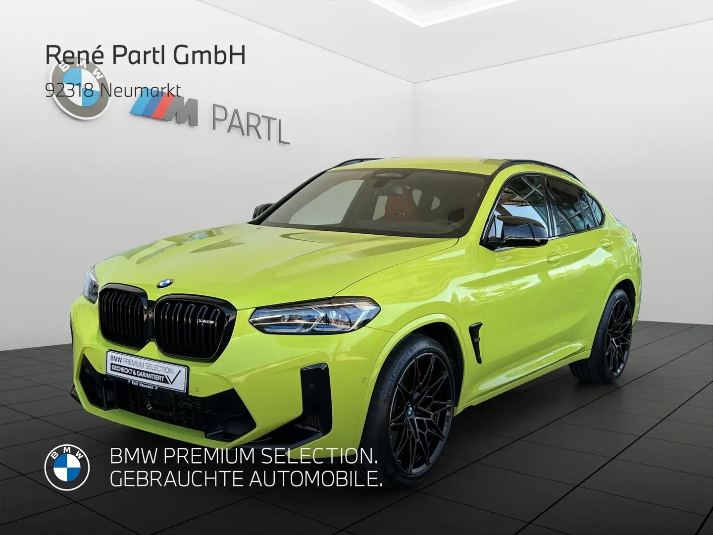 BMW X4 M Competition NAVI LASER ACC RFK AHK HUD H/K Jaune - 1