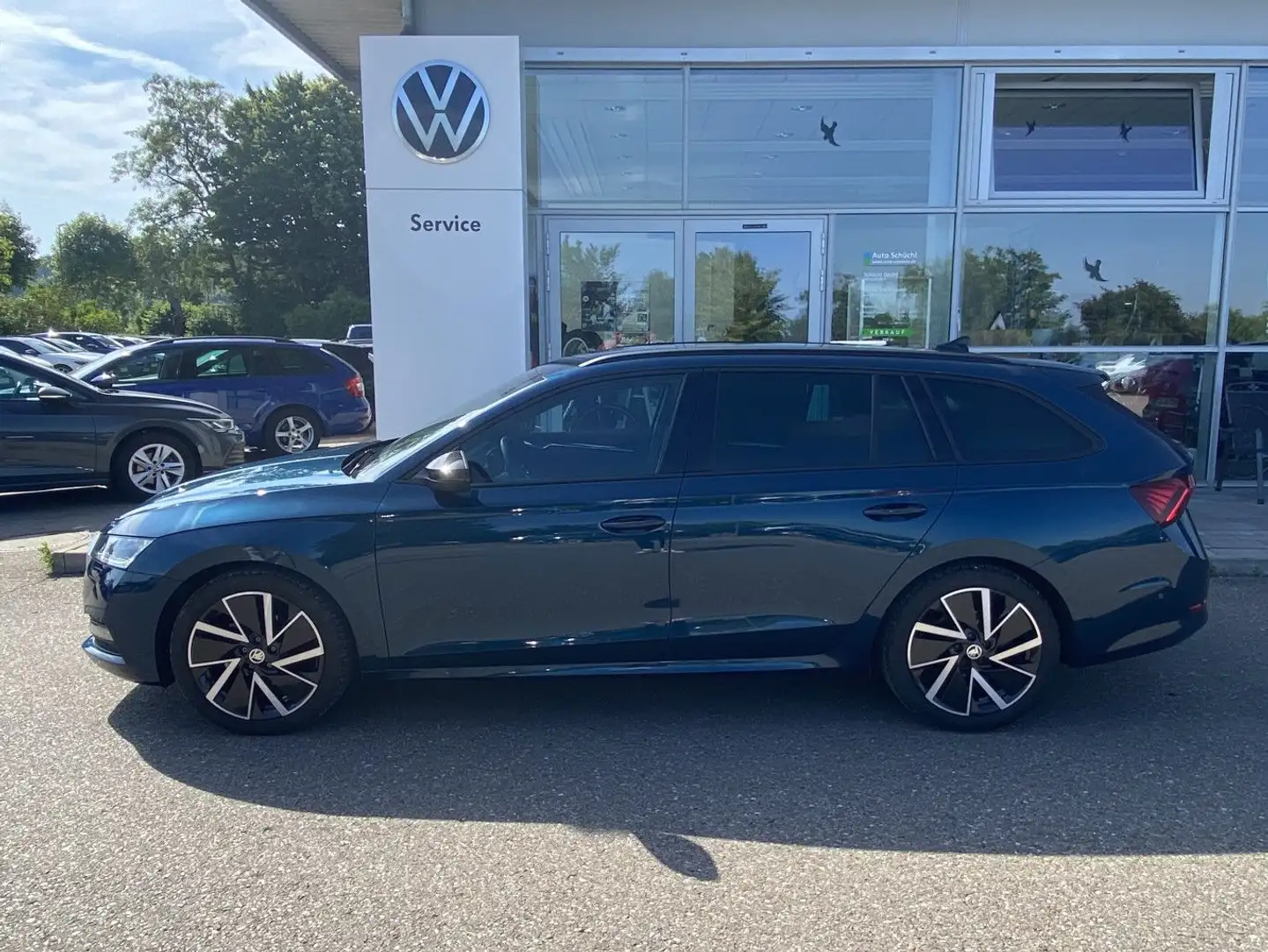 Skoda Octavia Combi 2.0 TDI DSG Style First Edition SP Blau - 2