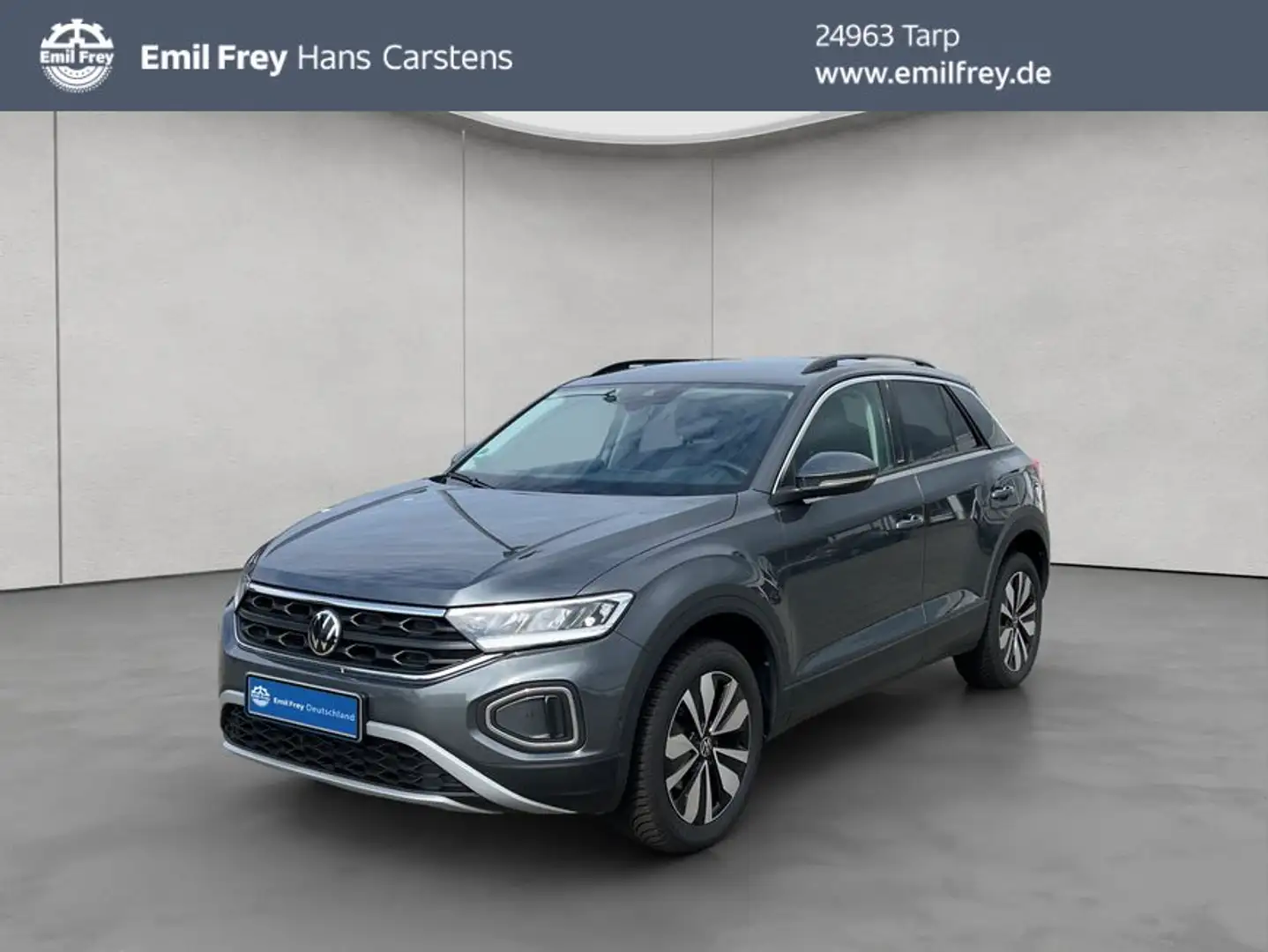 Volkswagen T-Roc 1.0 TSI Move AHK GJR LED NAVI Grau - 1