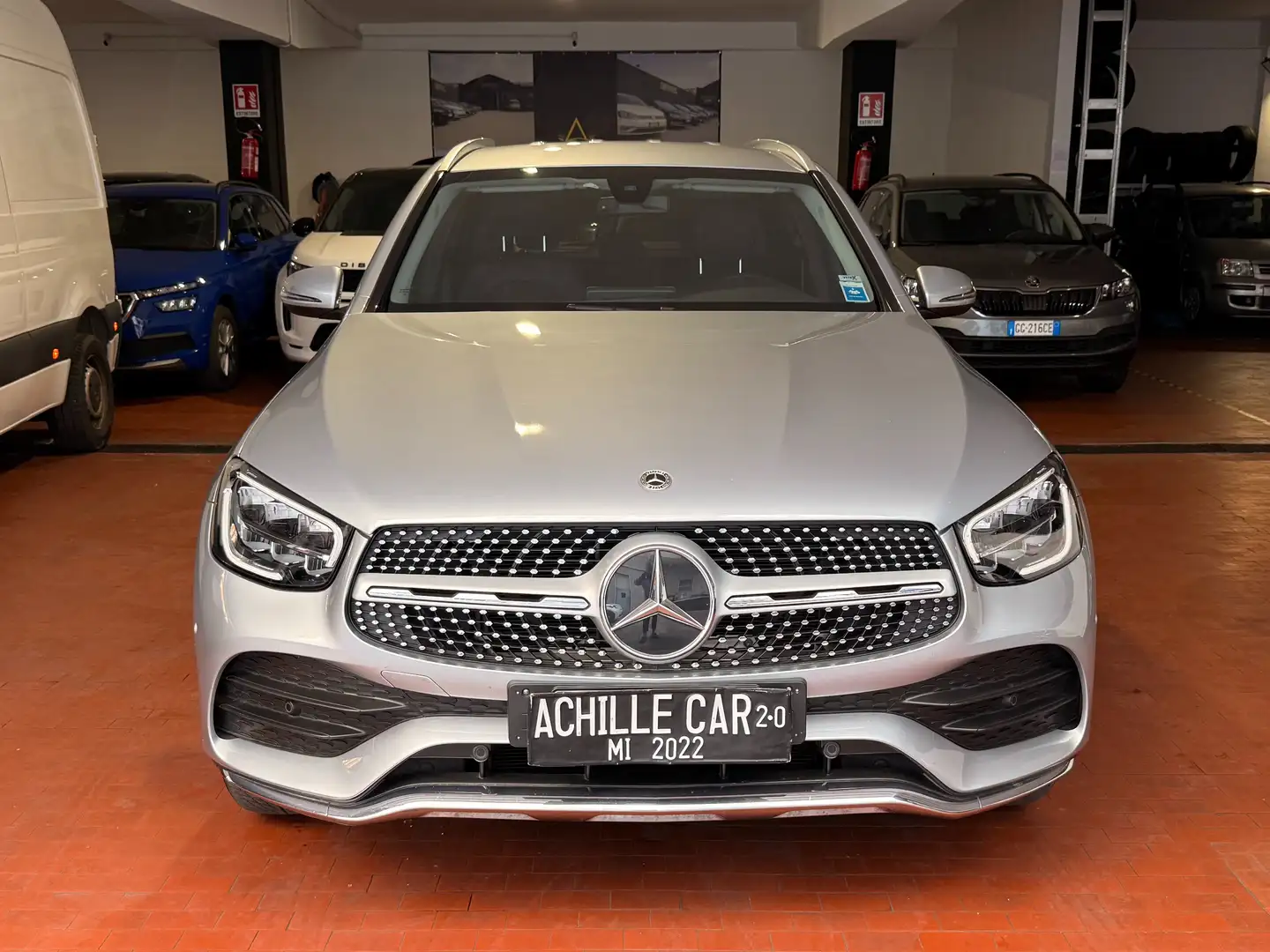 Mercedes-Benz GLC 220 d Premium 4matic auto *PREZZO REALE* Zilver - 2