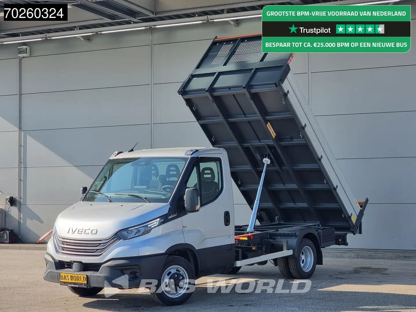 Iveco Daily 35C21 3.0L 210PK Automaat Kipper 2025 ACC Airco Ca Stříbrná - 1
