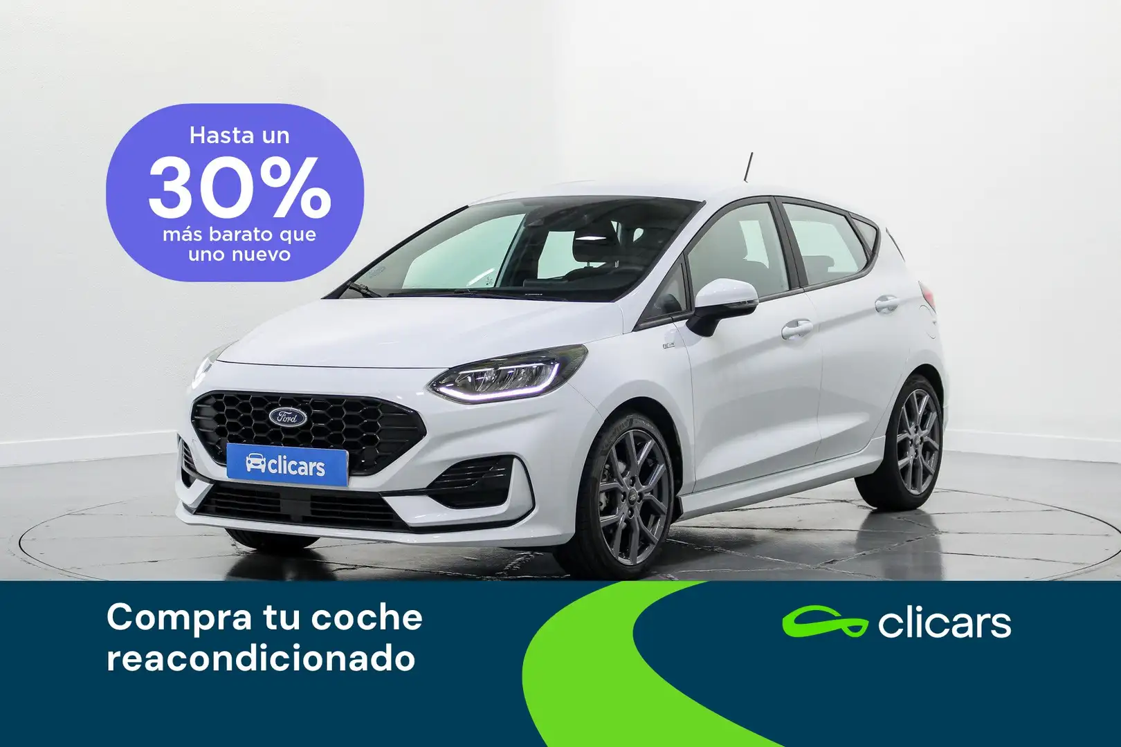 Ford Fiesta 1.0 EcoBoost MHEV ST Line 125 Blanco - 1