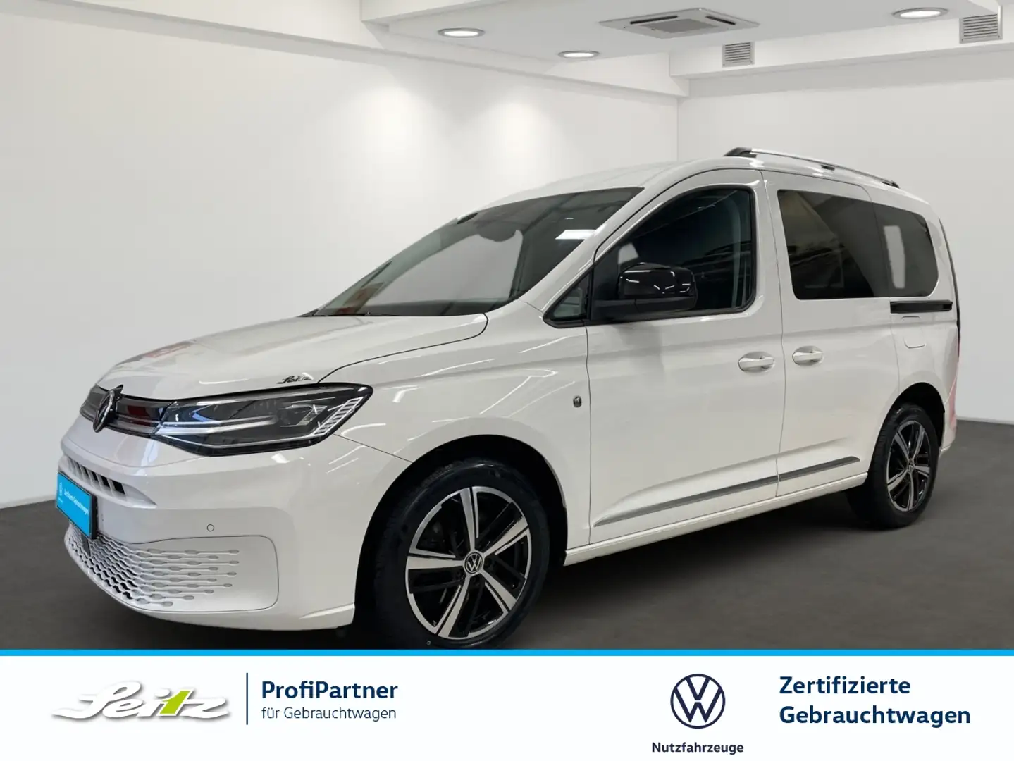 Volkswagen Caddy 2.0 TDI 4M KR Style *AHK*LED*KAMERA*SITZH* Weiß - 1