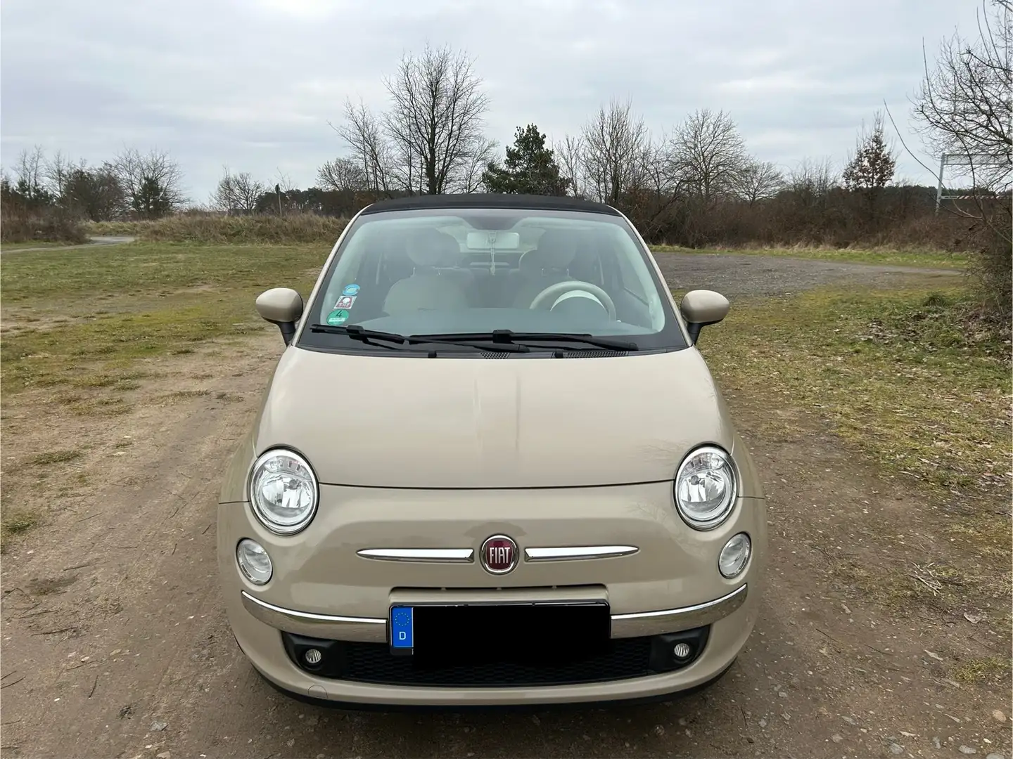 Fiat 500C 1.2V 8V Lounge Beige - 1