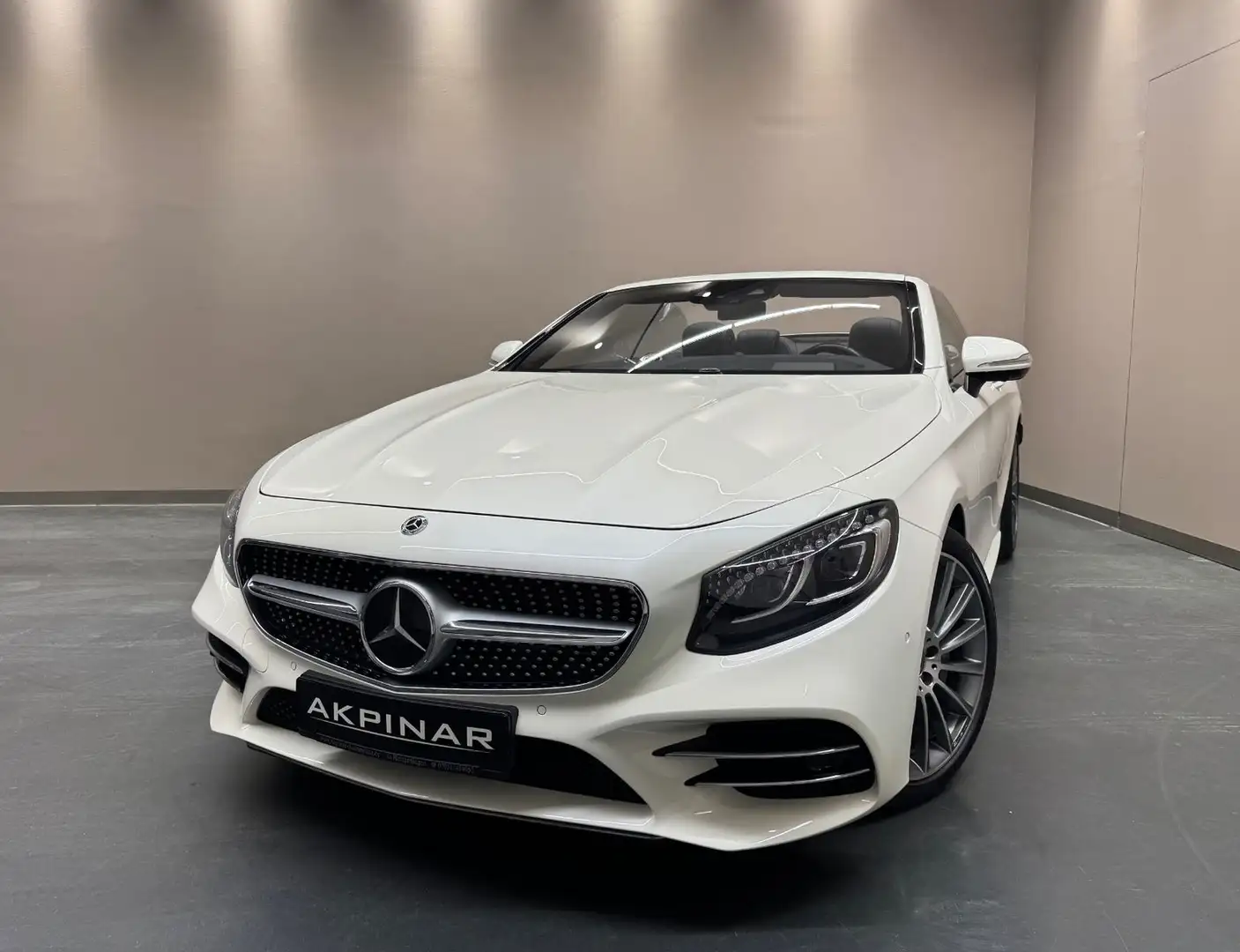 Mercedes-Benz S 560 S560 Cabrio AMG LINE*BURMESTER*DISTRONIC*MASSAGE Beyaz - 1