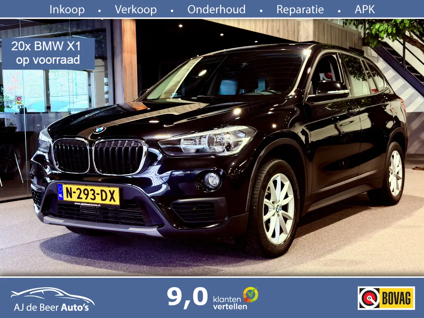 BMW X1 xDrive20i Executive Navigatie | Trekhaak | 4x4 | 1 Zwart - 1