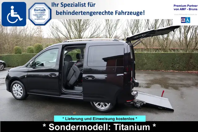Ford Tourneo Connect Titanium 1,5 Automatik*rollstuhlgerecht*AMF Bruns Umbau*Wenderampe*Garantie*