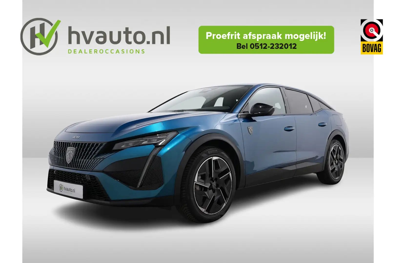 Peugeot 408 1.6 HYBRID GT 180 EAT8 | Nappa Leder | Massage | 3 Blu/Azzurro - 1
