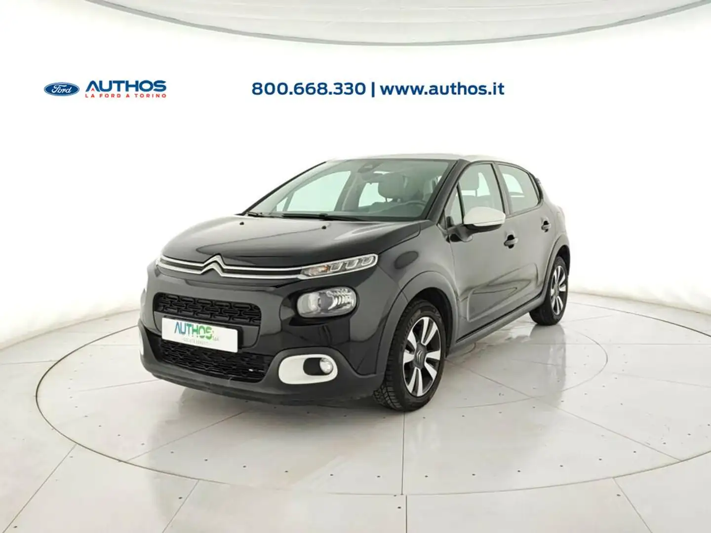 Citroen C3 1.2 puretech Shine s&s 83cv my18 Noir - 1