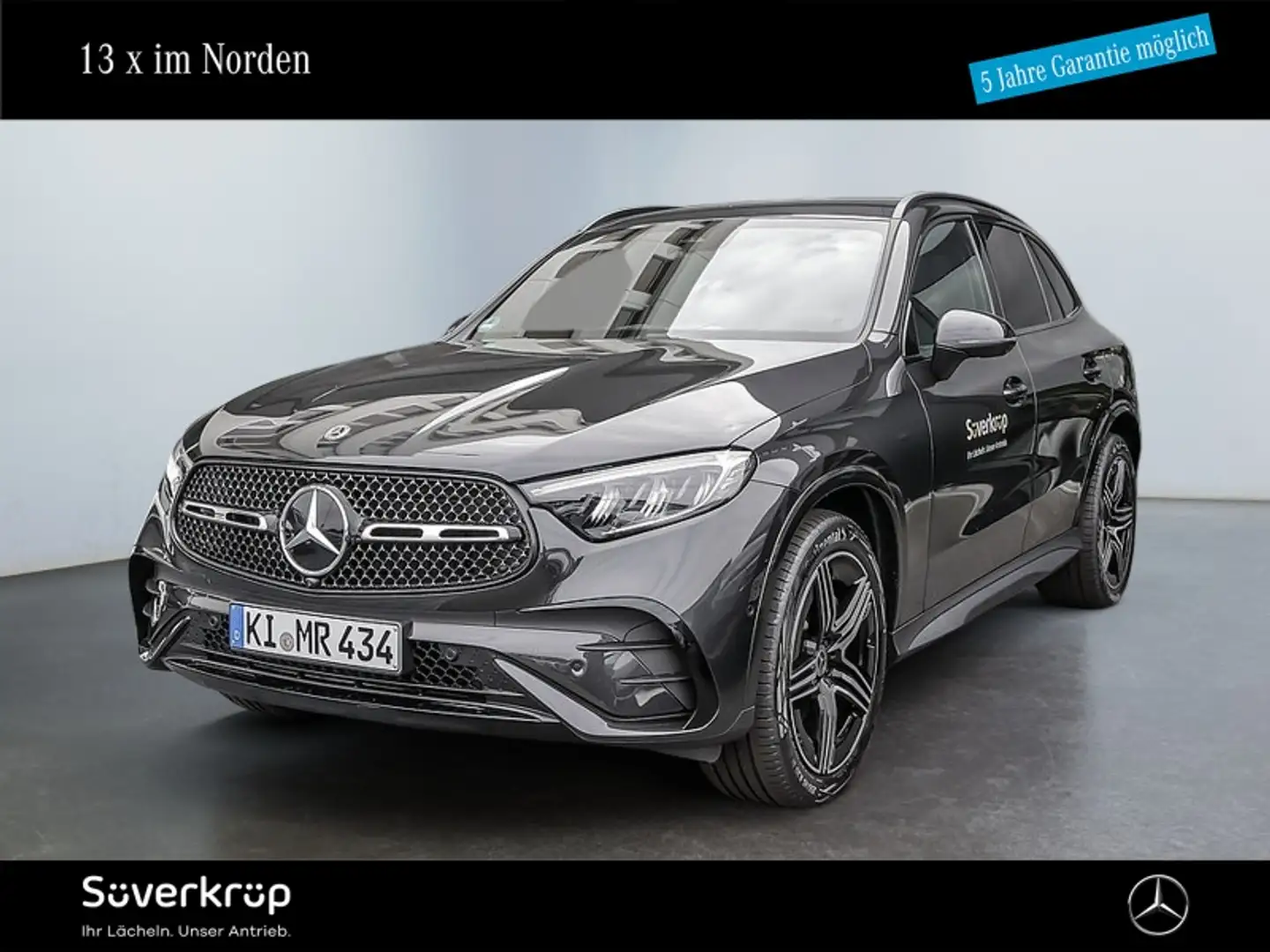 Mercedes-Benz GLC 220 d 4M AMG NIGHT SPUR AHK 360 PDC SHZ Grau - 1