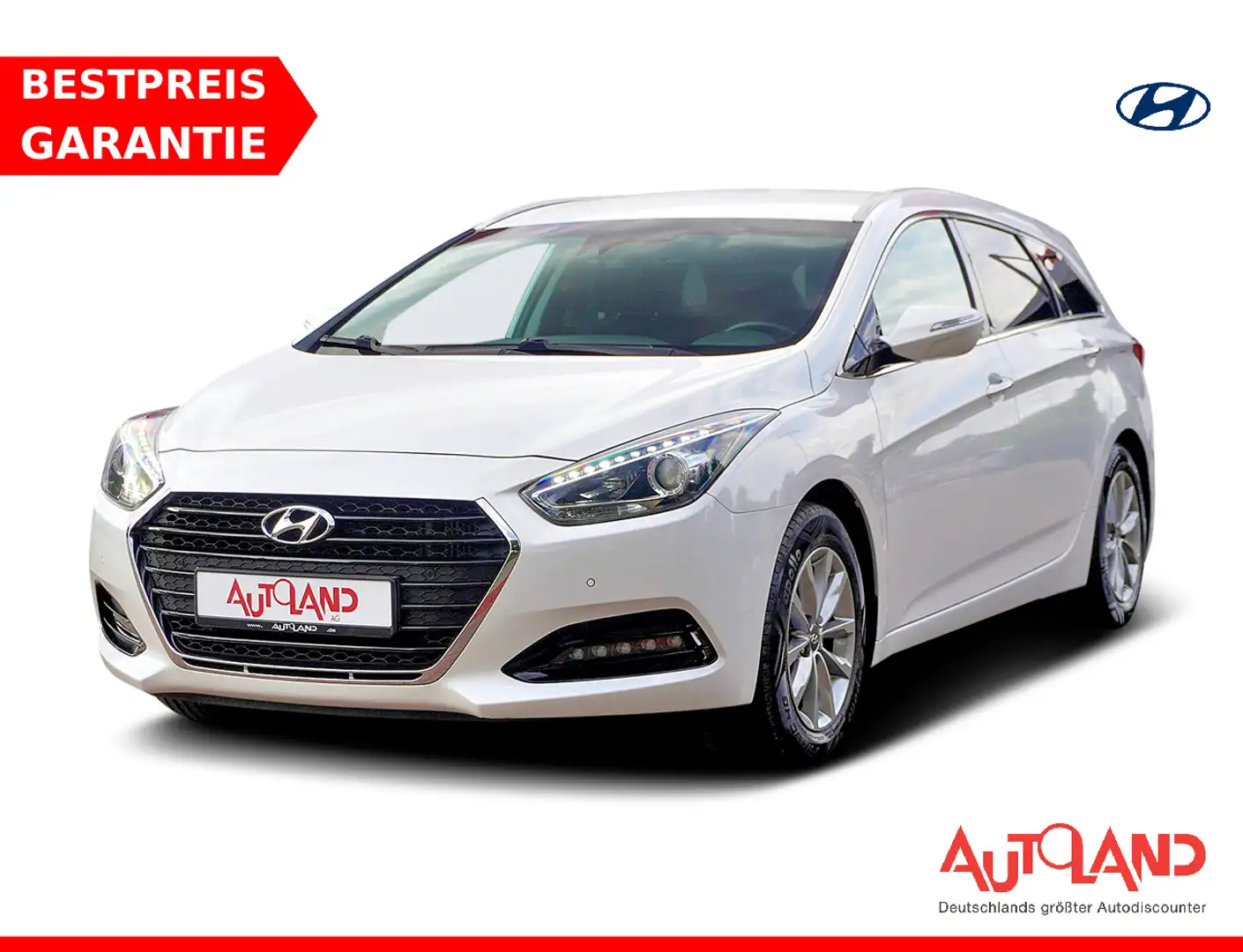 Hyundai i40 Kombi 1.7 CRDi Navi SHZ AHK NSW Temp. Wit - 1
