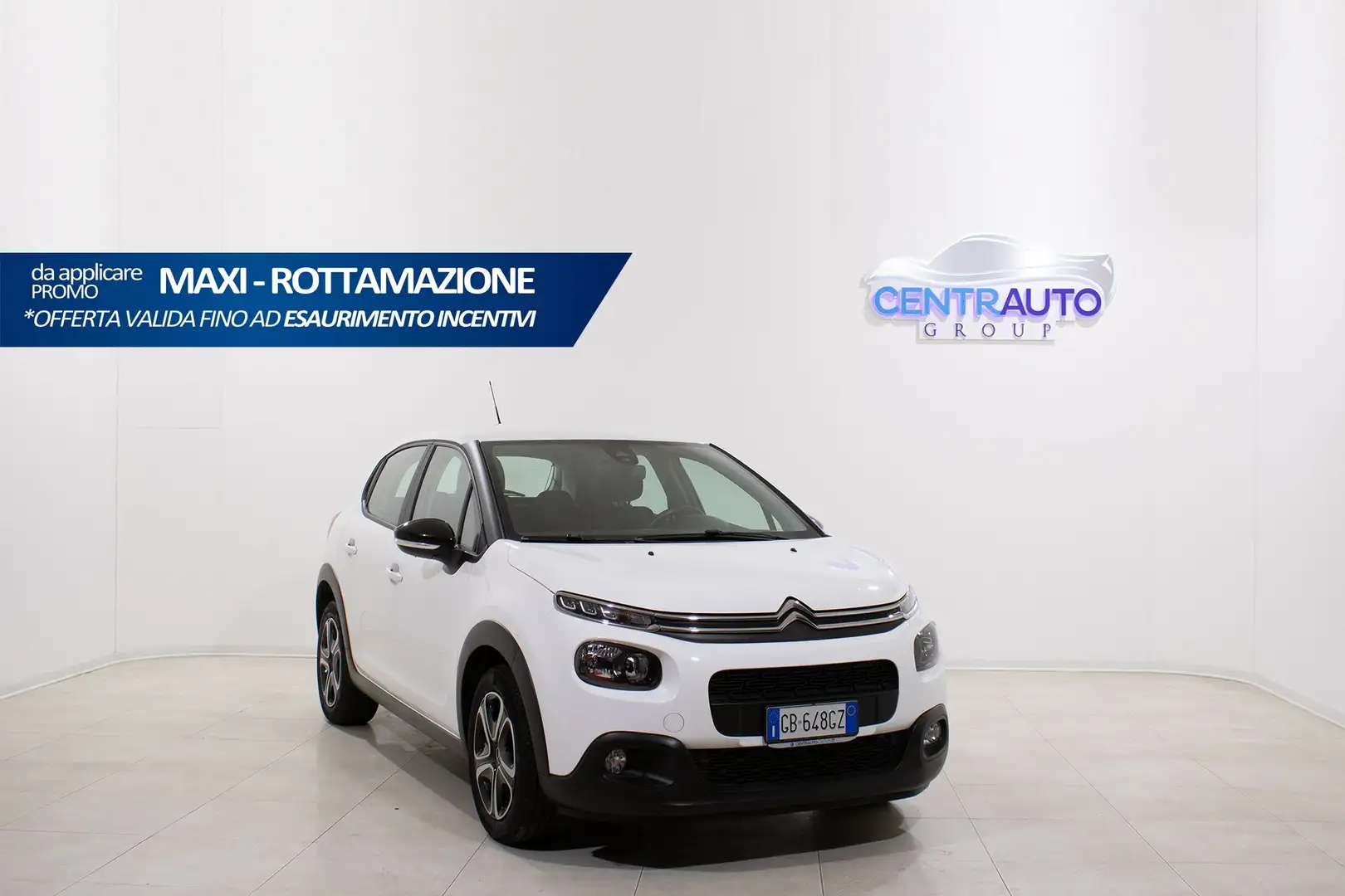 Citroen C3 PureTech 83cv FEEL *NEOPATENTANTI* Bianco - 1