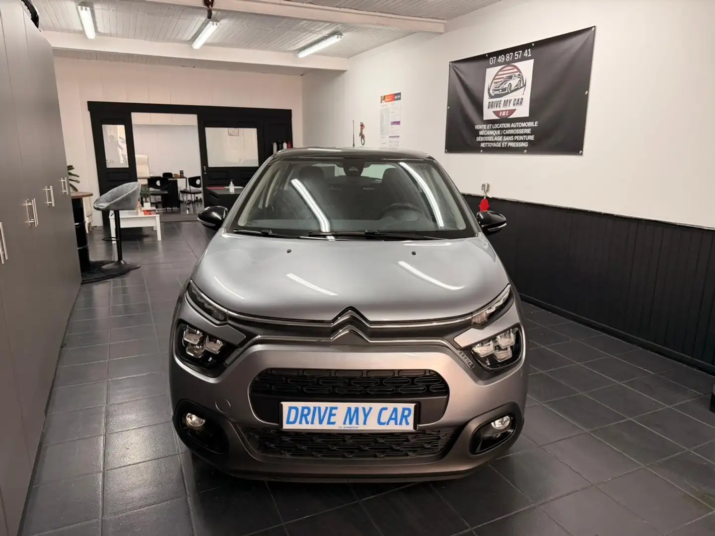 Citroen C3 1.2 Puretech 110Ch Shine Pack boîte auto - 41 000 Kms Gris - 2