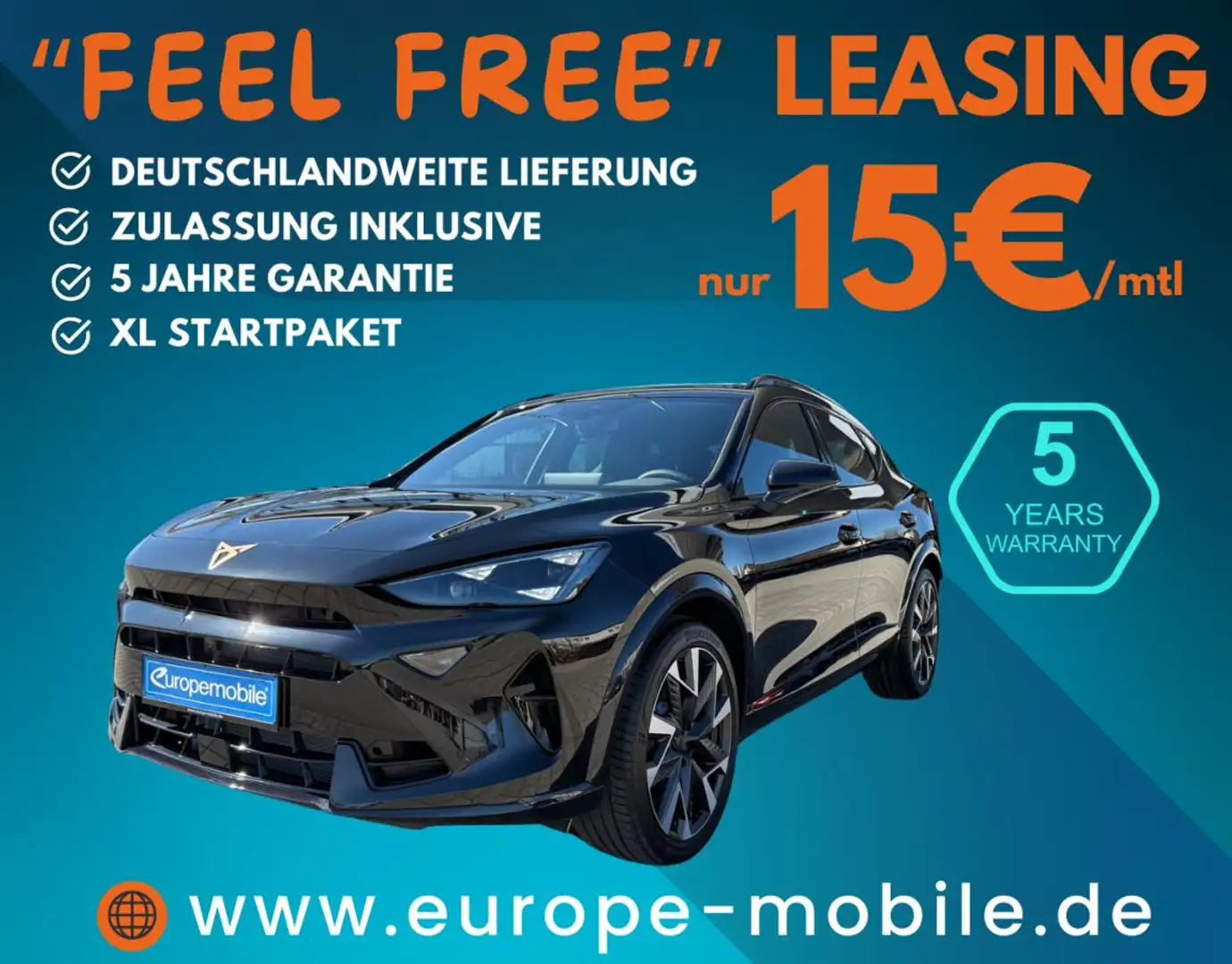 CUPRA Formentor VZ 2.0 TSI 333 DSG 4Drive (UVP 59.620€/SOFORT) LED Schwarz - 1