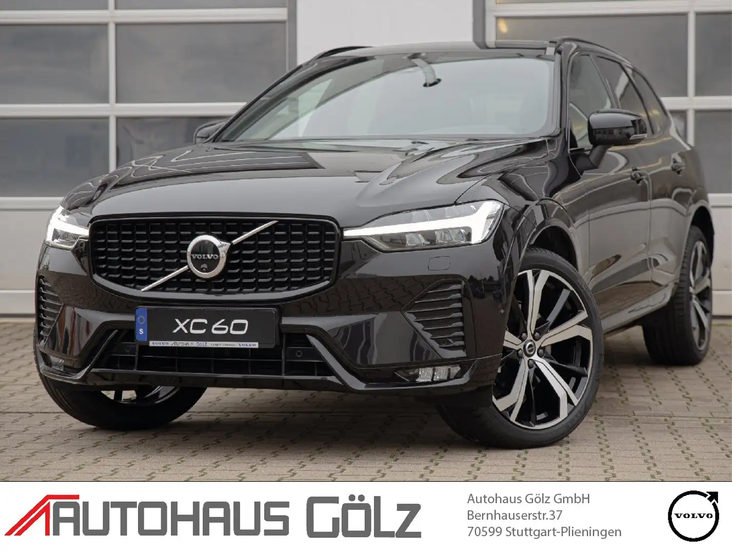 Volvo XC60 B5 Plus Dark AWD AHK*SHD*ACC*360°*BLIS Schwarz - 1