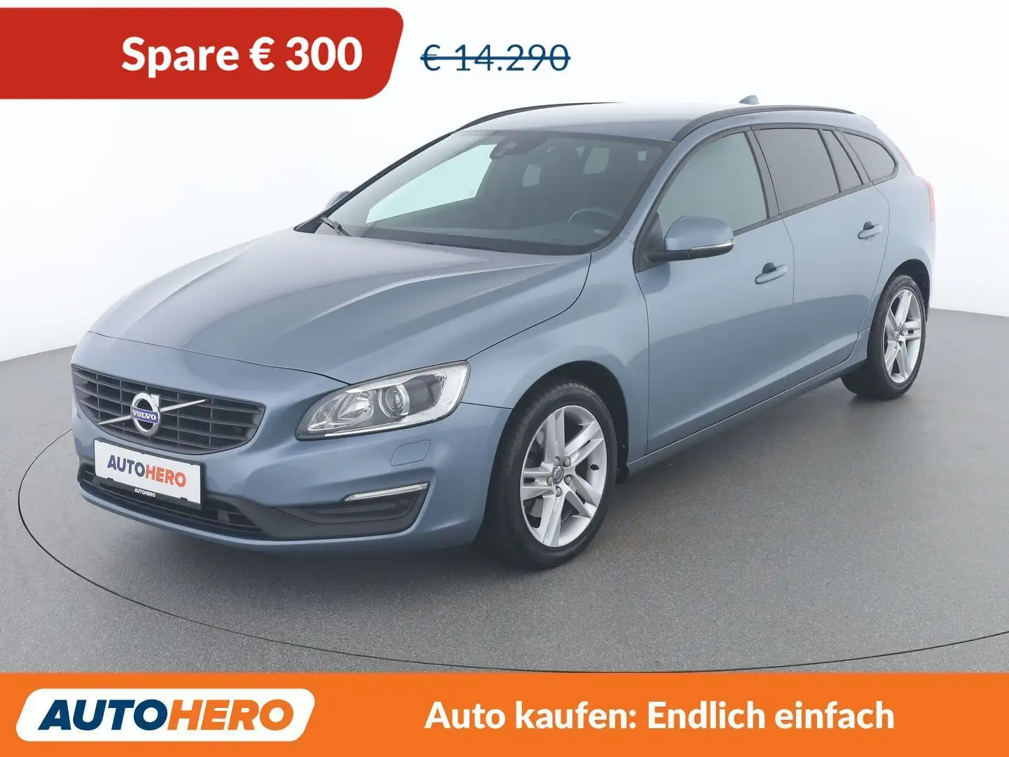 Volvo V60 2.0 D3 Kinetic Blau - 1