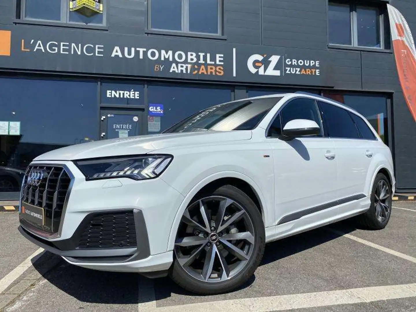 Audi Q7 50 TDI Quattro S-line Blanc - 2