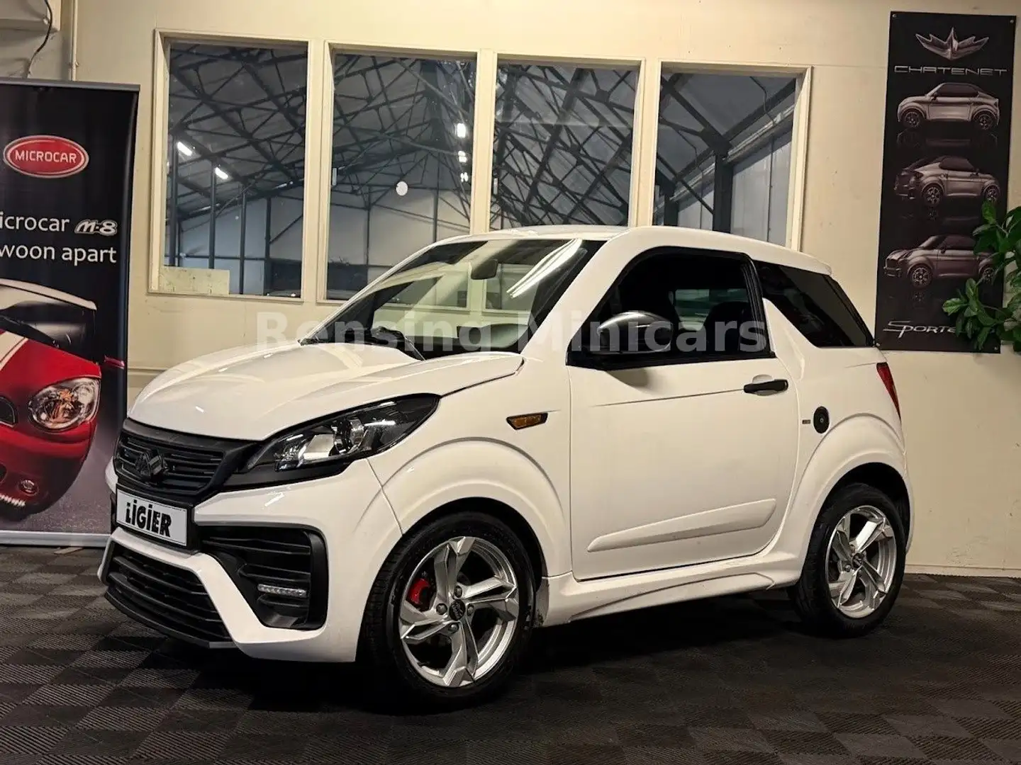 Ligier JS 50 JS50 JS66 Carplay Mopedauto Microcar 45 KM SPORT Blanc - 1