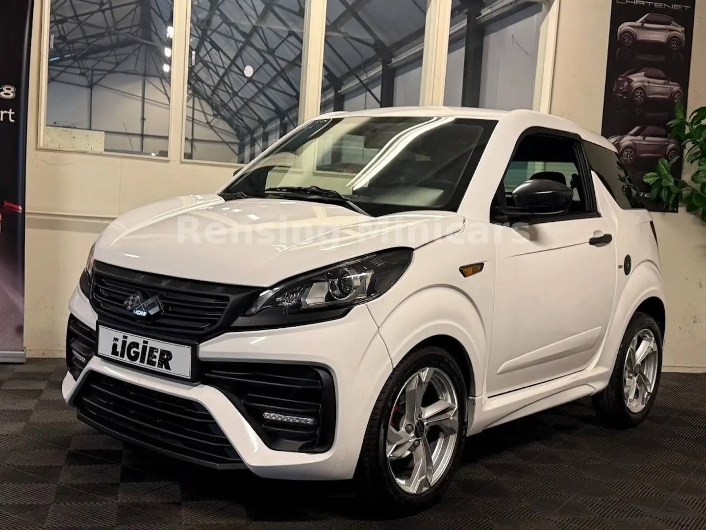 Ligier JS 50 JS50 JS66 Carplay Mopedauto Microcar 45 KM SPORT Blanc - 2