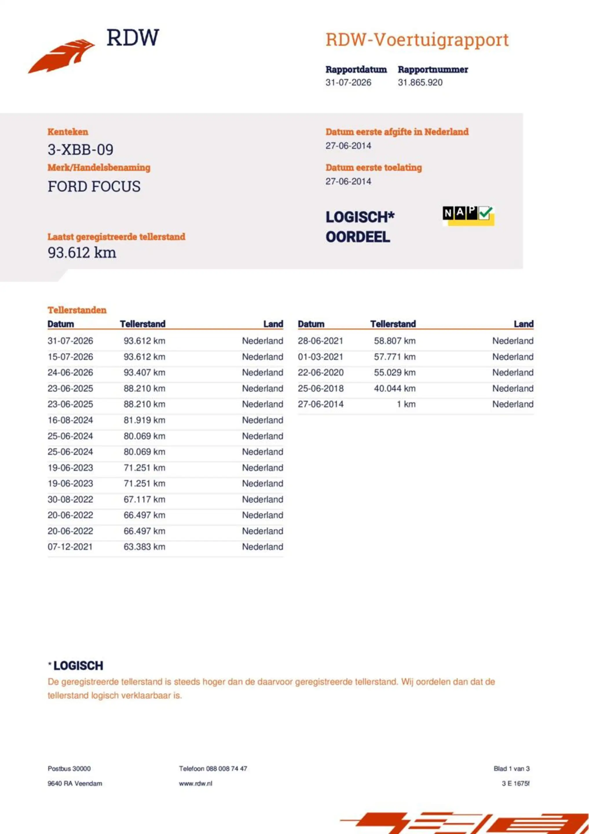 Ford Focus 1.0 EcoBoost Edition/AIRCO/TREKH/CRUISE/APK/NAP — photo 23