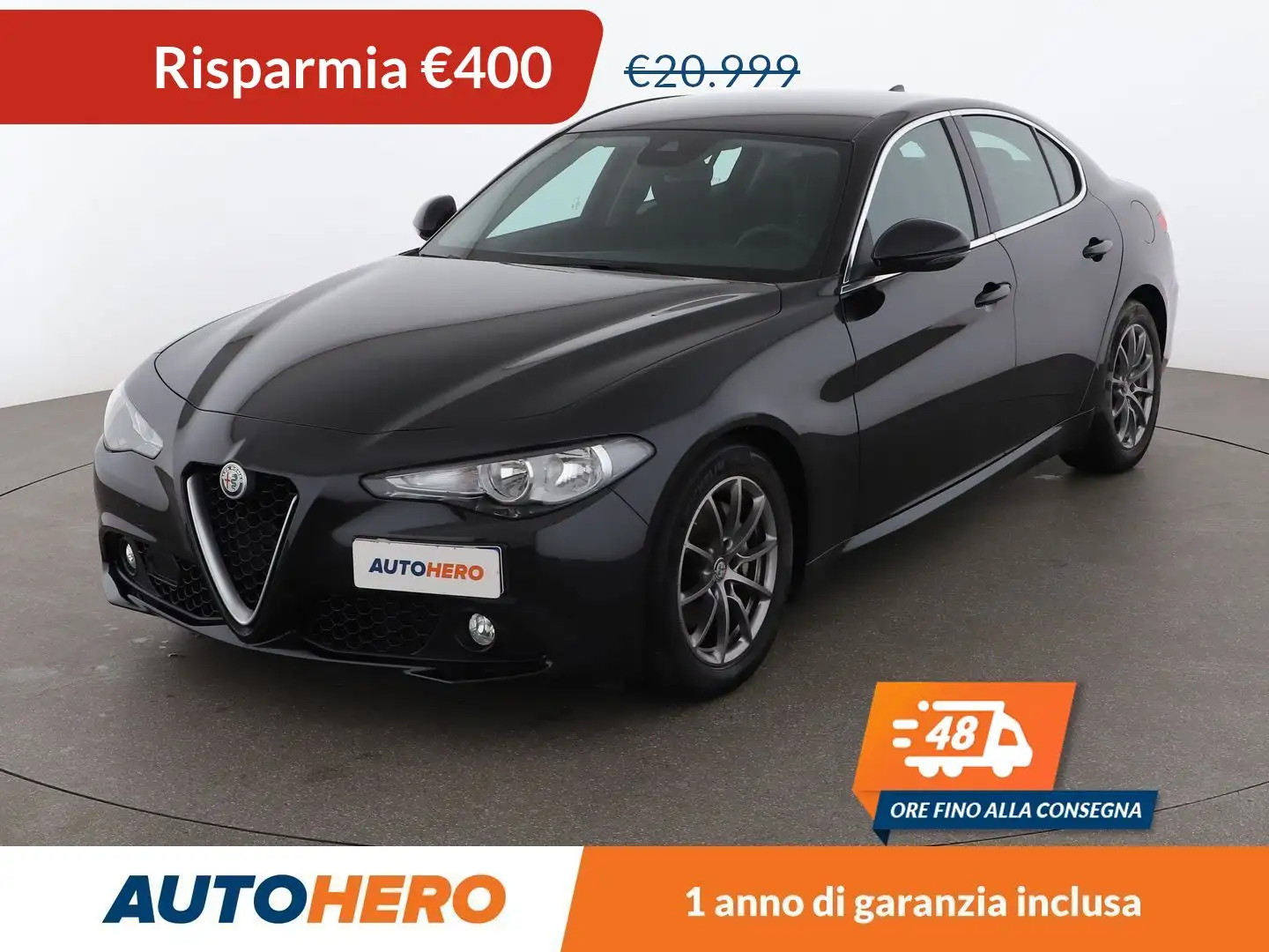 Alfa Romeo Giulia 2.2 JTDM 150 CV Fekete - 1