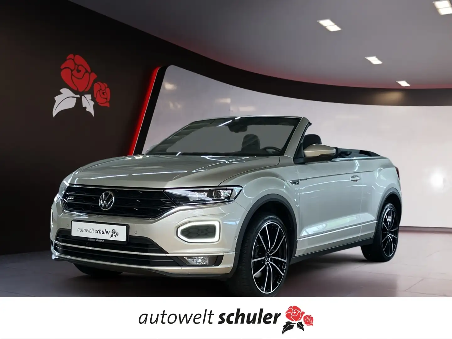 Volkswagen T-Roc Cabriolet 1.5 TSI DSG R-Line AHK LED Silber - 1