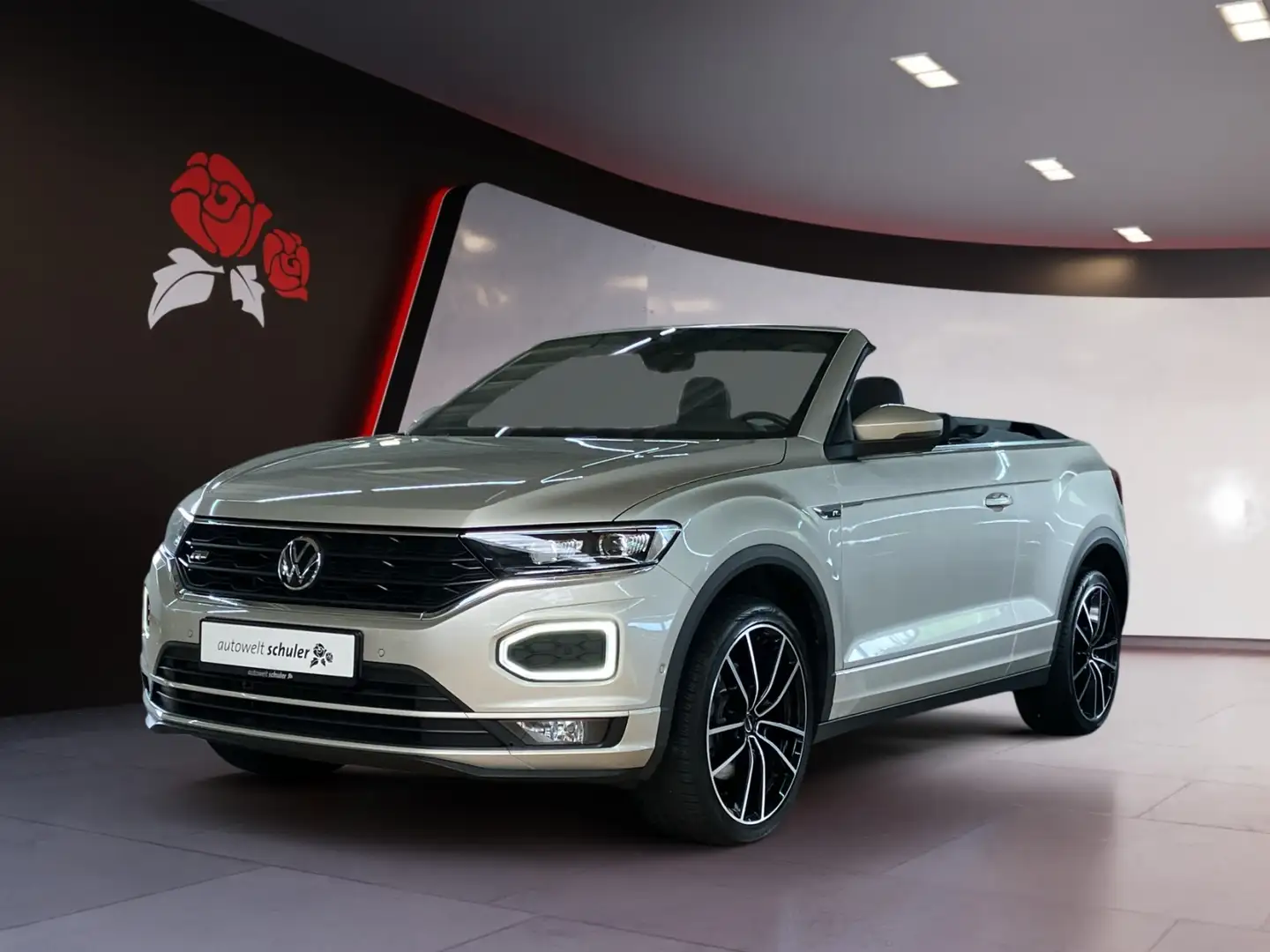 Volkswagen T-Roc Cabriolet 1.5 TSI DSG R-Line AHK LED Silber - 2