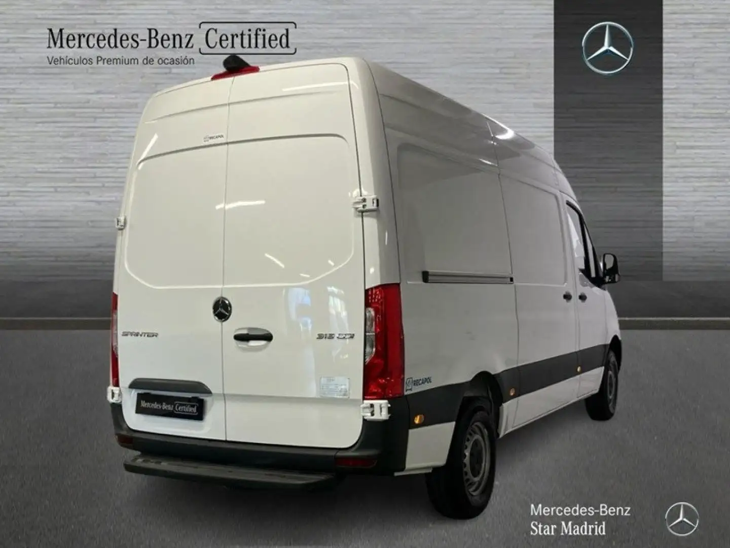 Mercedes-Benz Sprinter 315 CDI tT OM654 FURGON MEDIO T.E.[] Blanco - 2