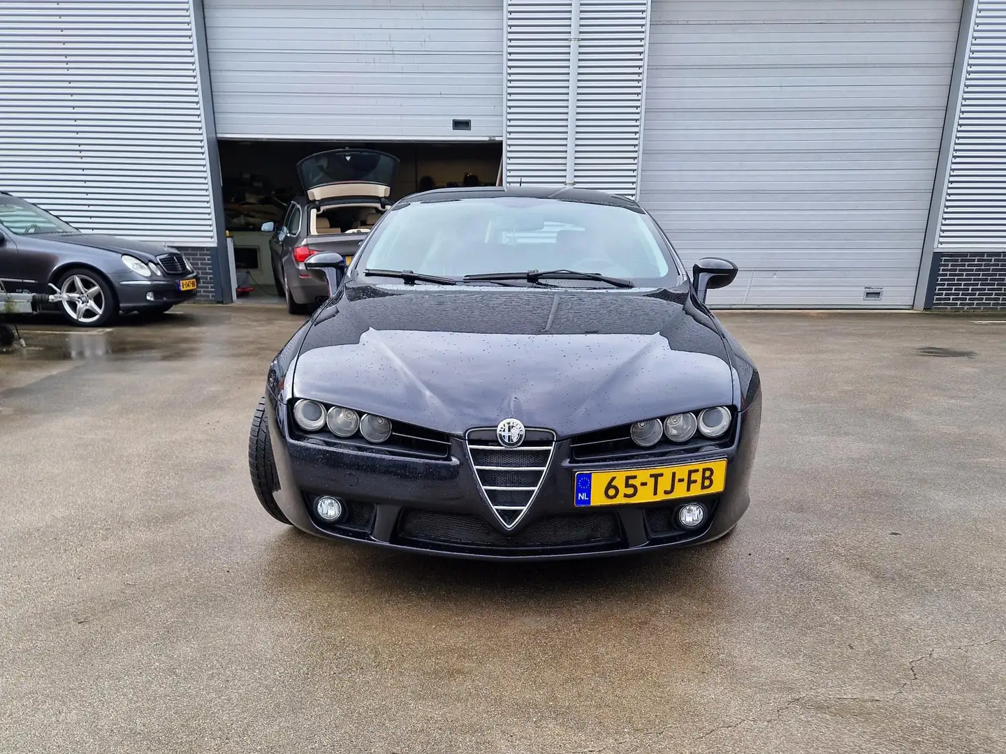 Alfa Romeo Brera Brera 3.2 JTS Q4 SkyWindow met COMPRESSOR Zwart - 1