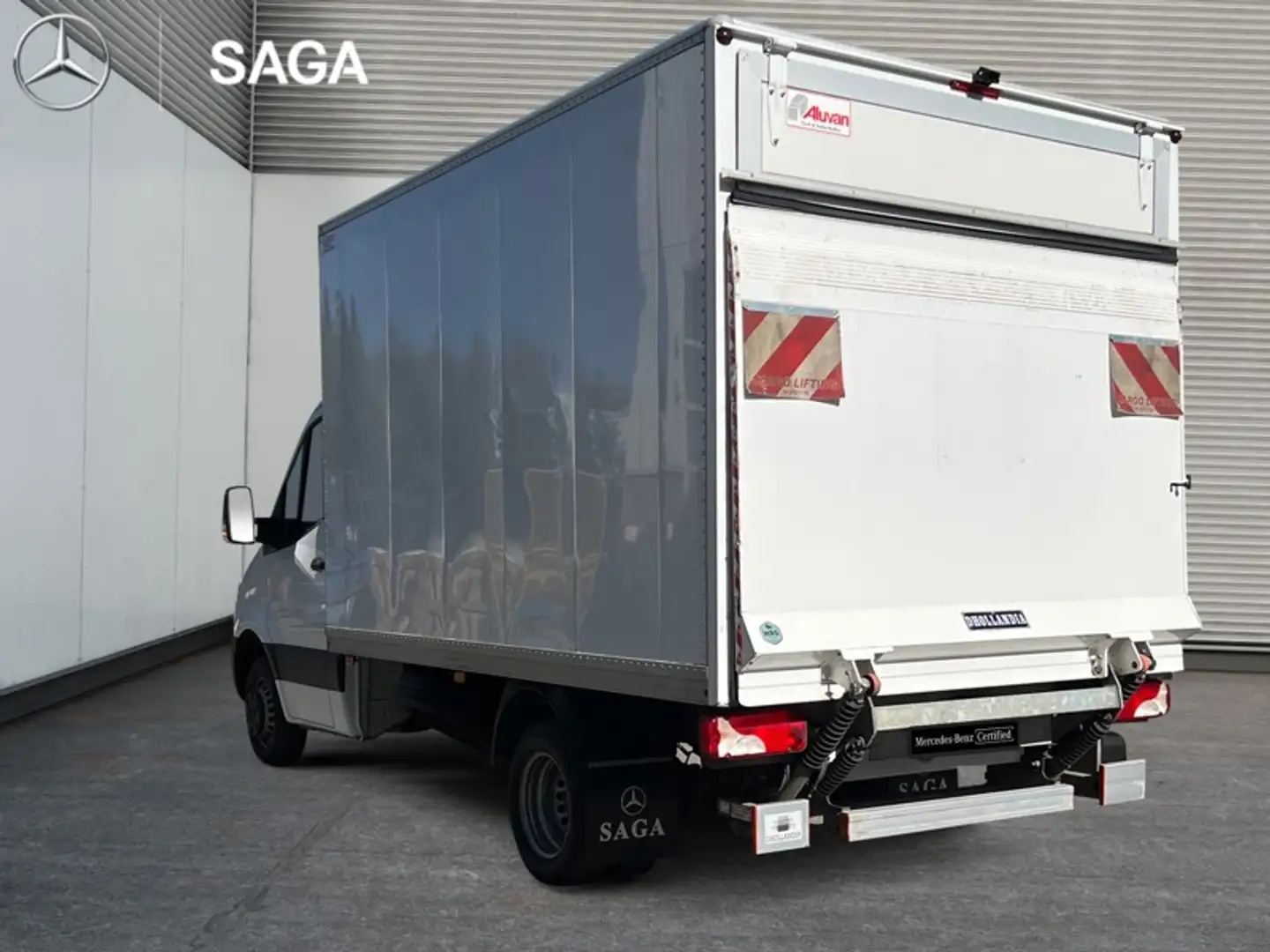 Mercedes-Benz Sprinter 516 CDI CAISSE + HAYON DHOLLANDIA Wit - 2