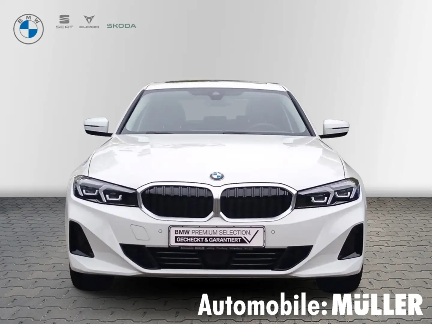 BMW 318 i Limousine*AHK*DAB*LED*ACC*Memory*Keyless* Weiß - 2