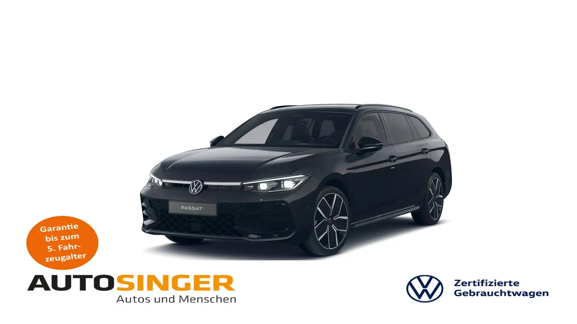 Volkswagen Passat Variant R-Line 2.0 TDI DSG 4M *STDHZ*AHK* Schwarz - 1
